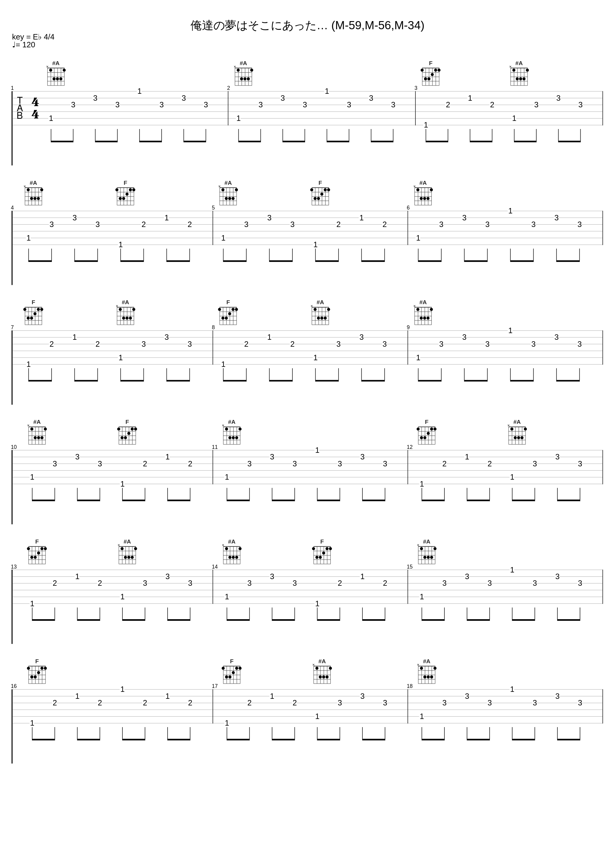 俺達の夢はそこにあった… (M-59,M-56,M-34)_矢野立美_1