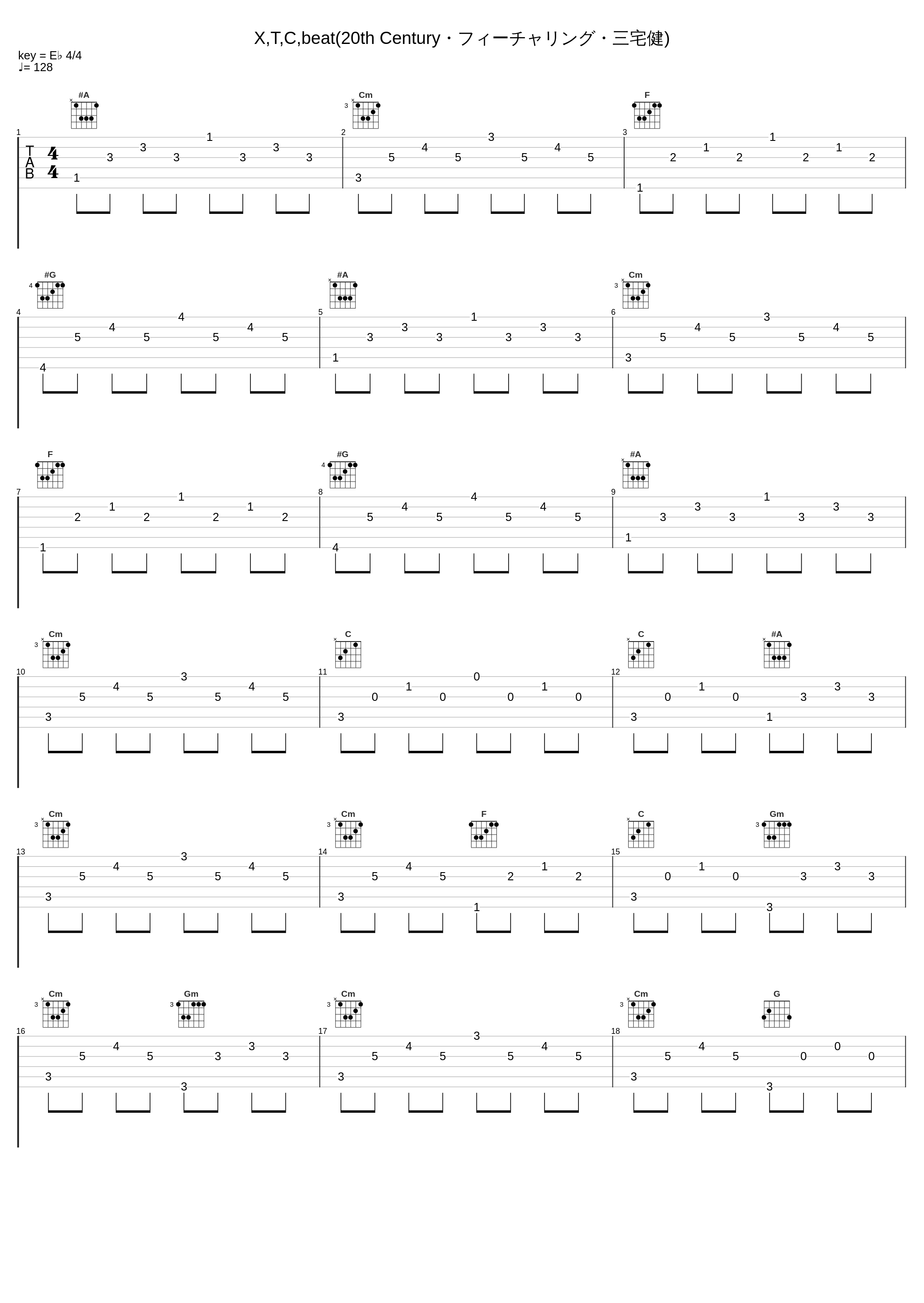 X,T,C,beat(20th Century・フィーチャリング・三宅健)_V6_1