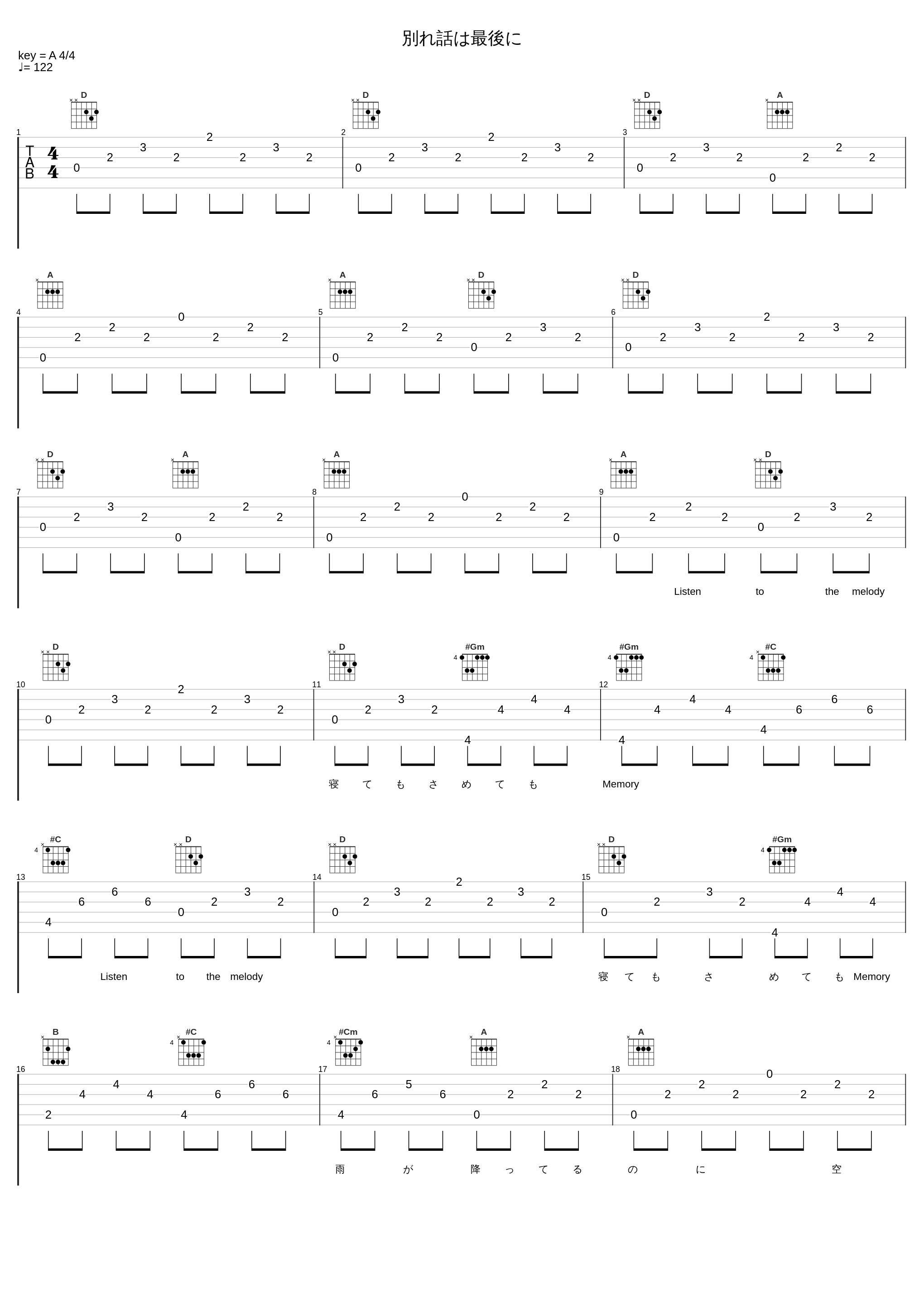 別れ話は最後に_南方之星_1