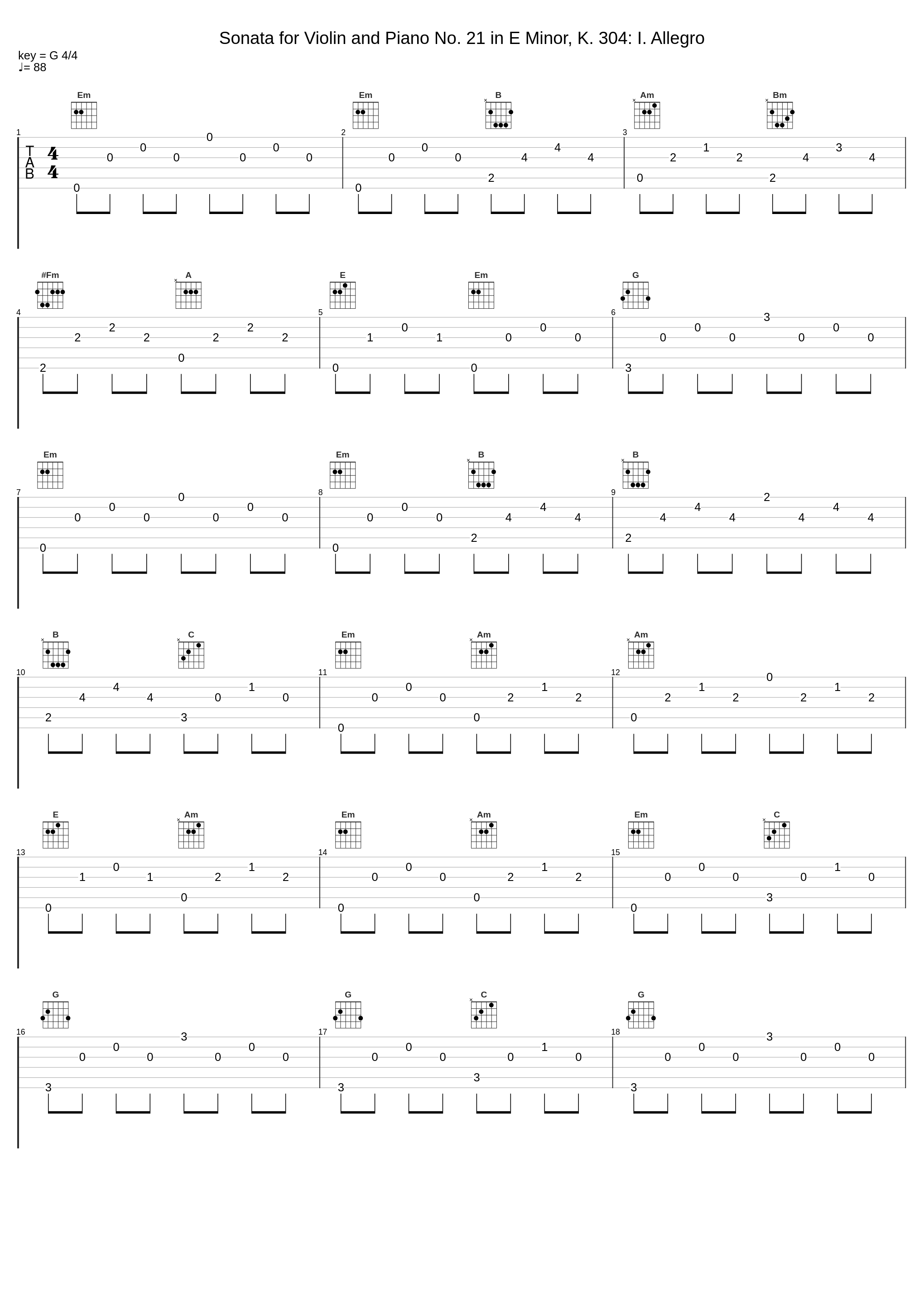 Sonata for Violin and Piano No. 21 in E Minor, K. 304: I. Allegro_Josef Suk,Josef Hála_1