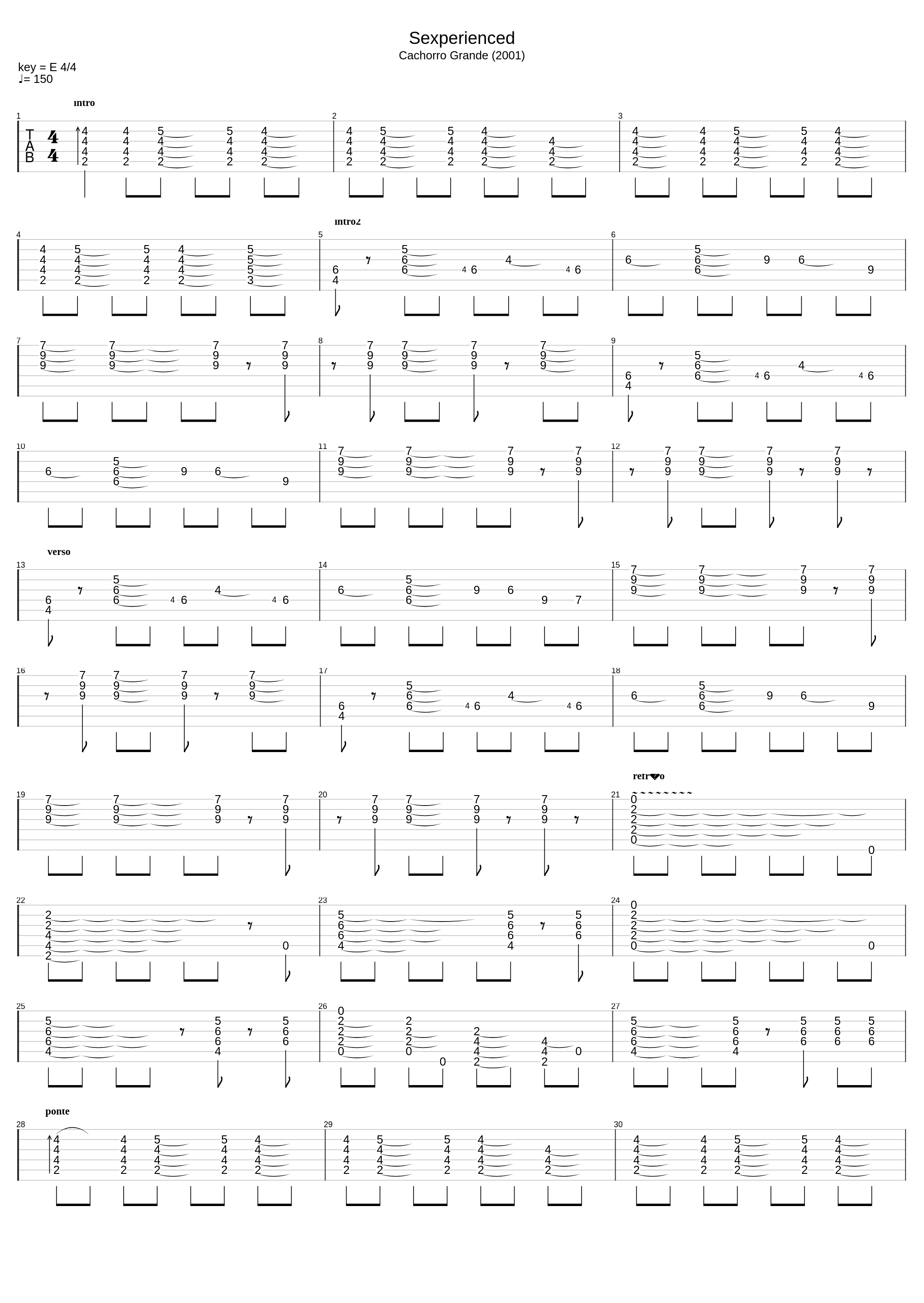 Sexperienced_Cachorro Grande_1