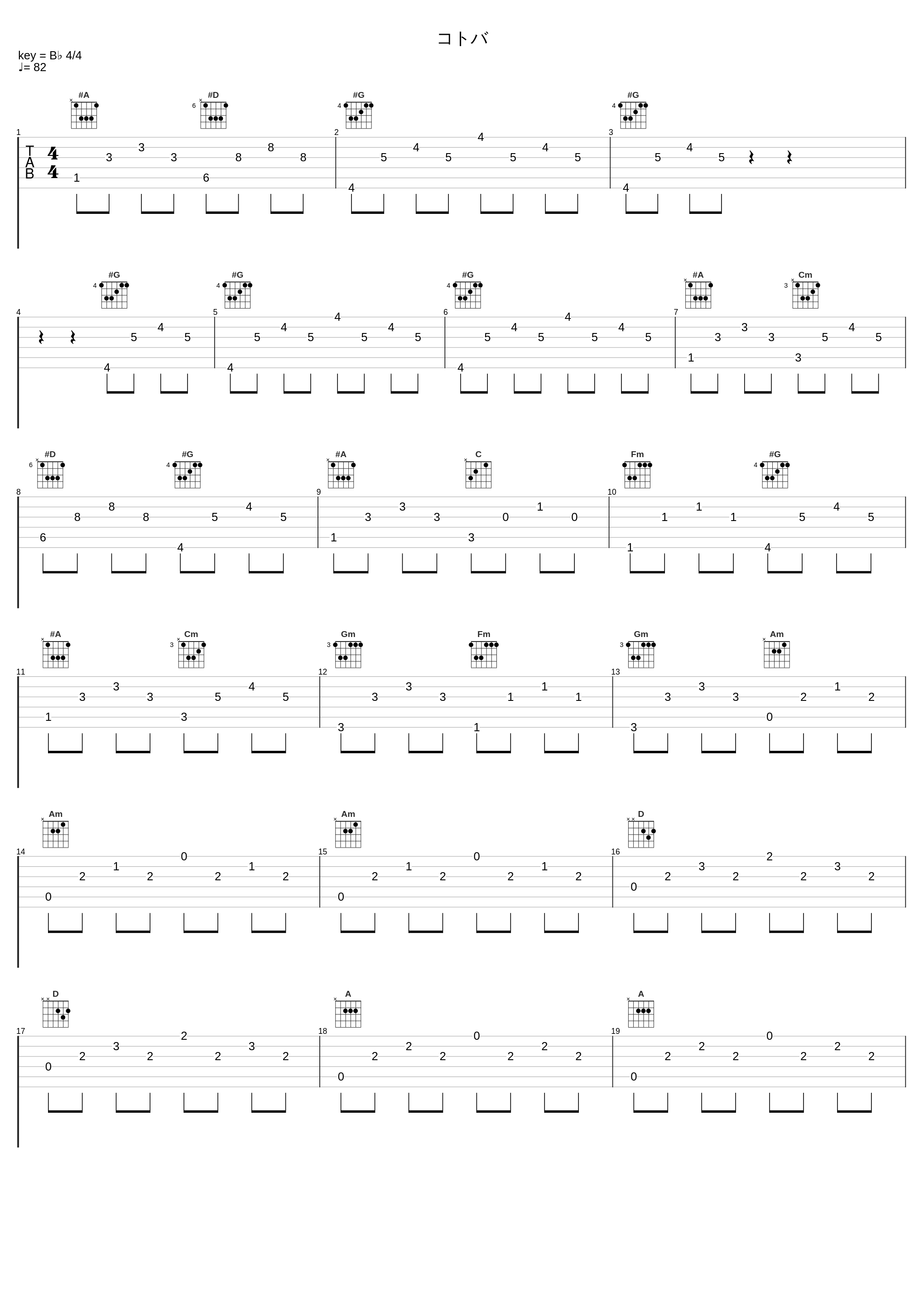 コトバ_Key Sounds Label_1