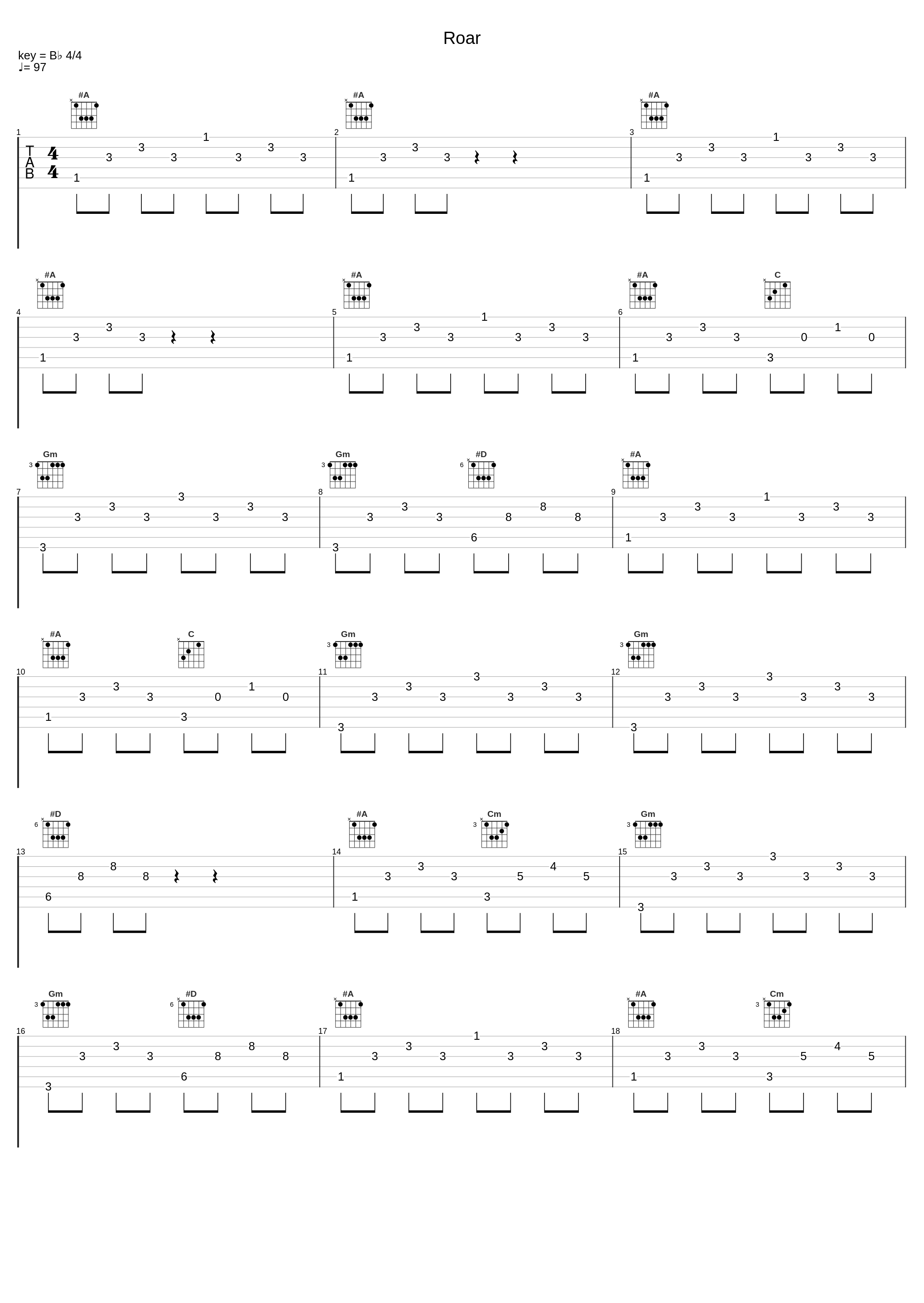 Roar_Tabata Music_1