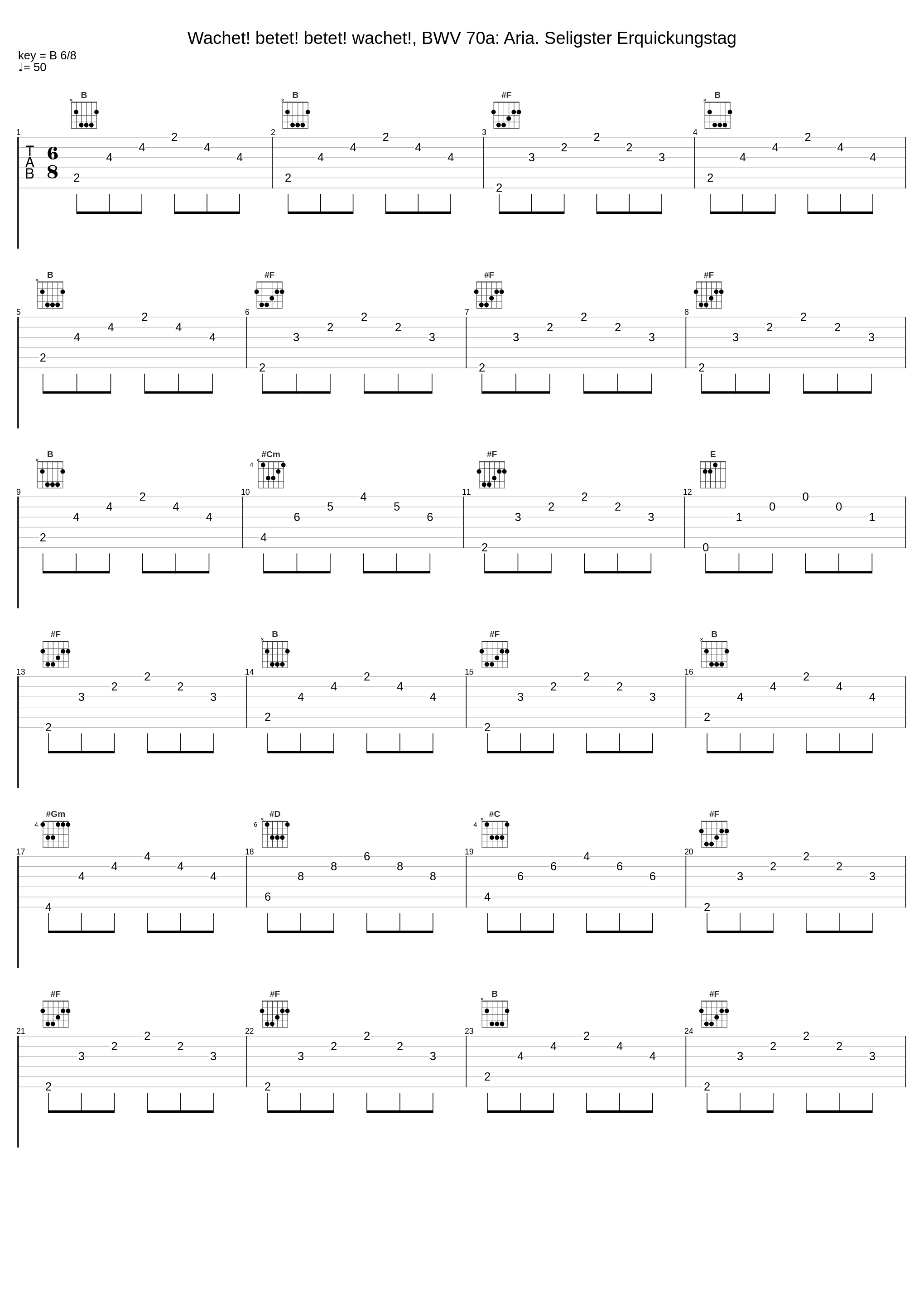 Wachet! betet! betet! wachet!, BWV 70a: Aria. Seligster Erquickungstag_Christian Hilz_1