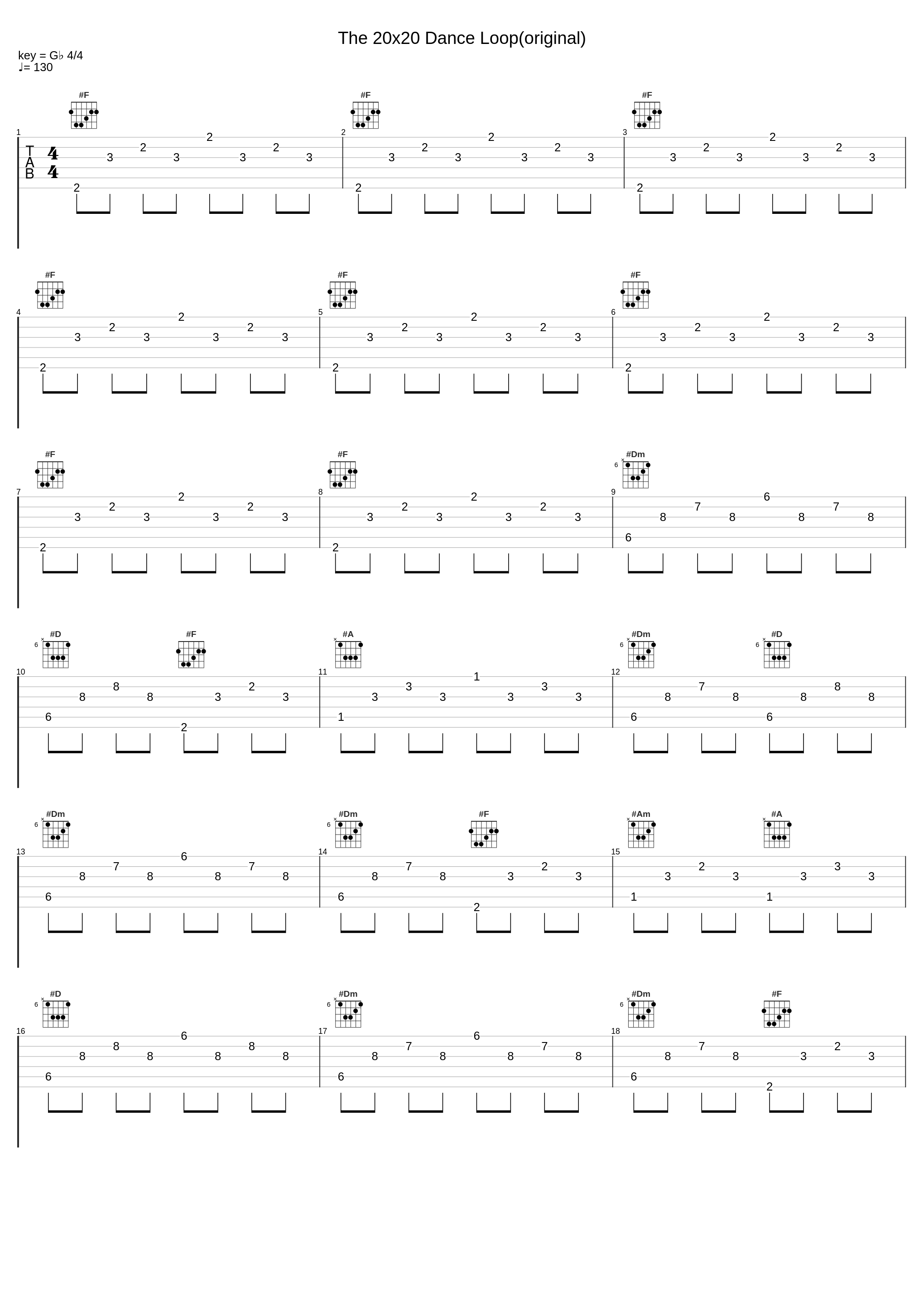 The 20x20 Dance Loop(original)_韦唯_1