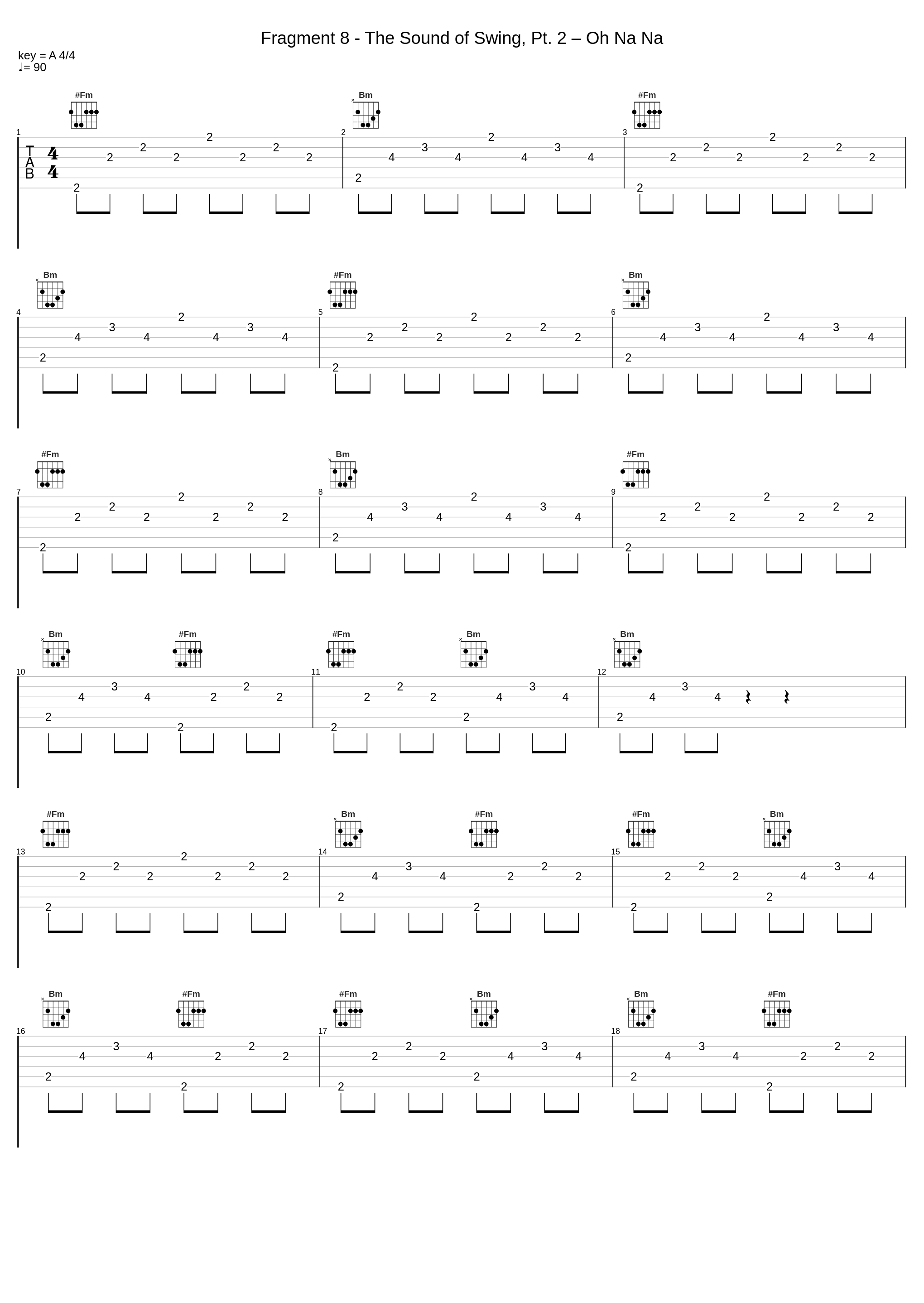 Fragment 8 - The Sound of Swing, Pt. 2 – Oh Na Na_The Kenneth Bager Experience,Aloe Blacc,The Hellerup Cool School Choir,Kenneth Bager_1