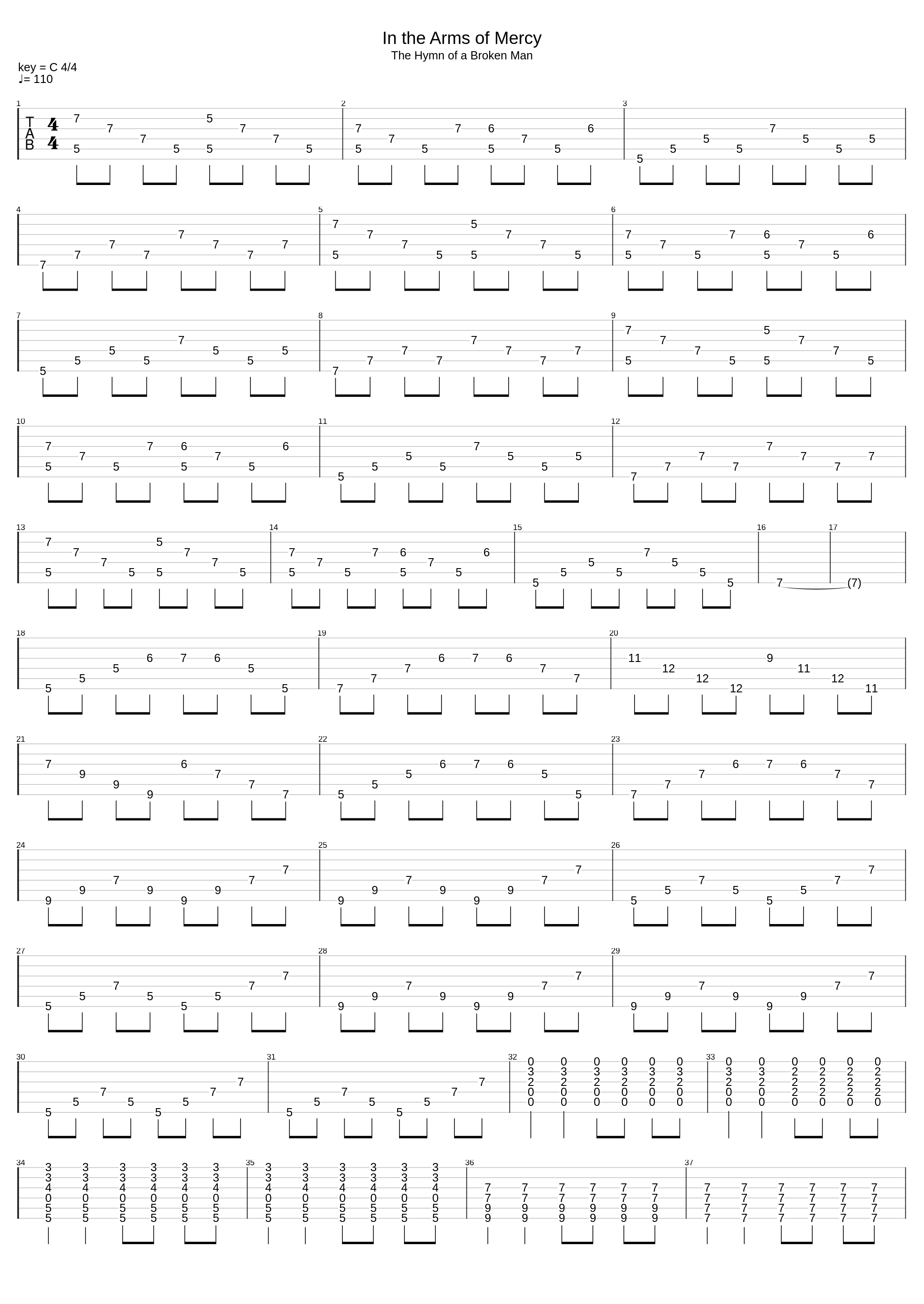 In The Arms Of Mercy_Times Of Grace_1