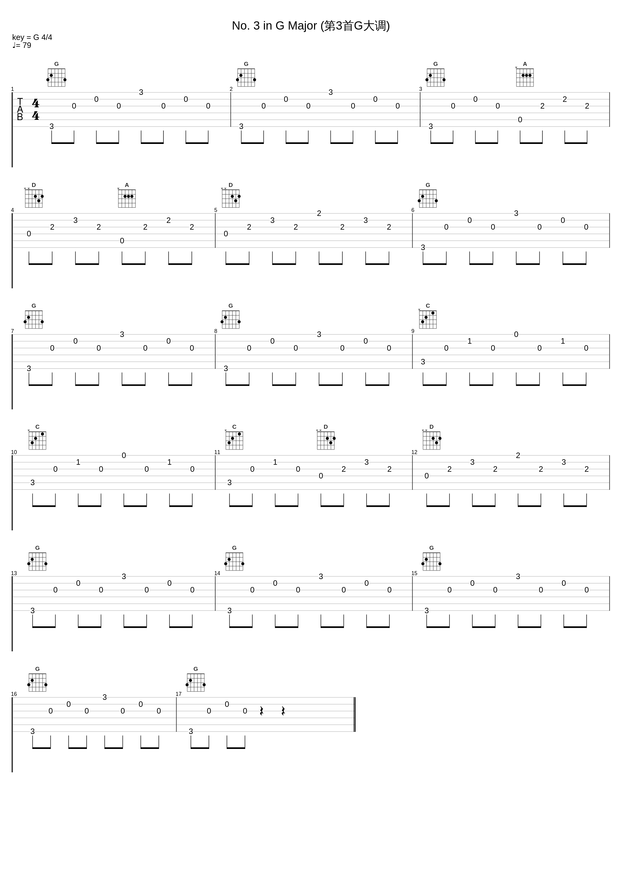 No. 3 in G Major (第3首G大调)_李云迪_1