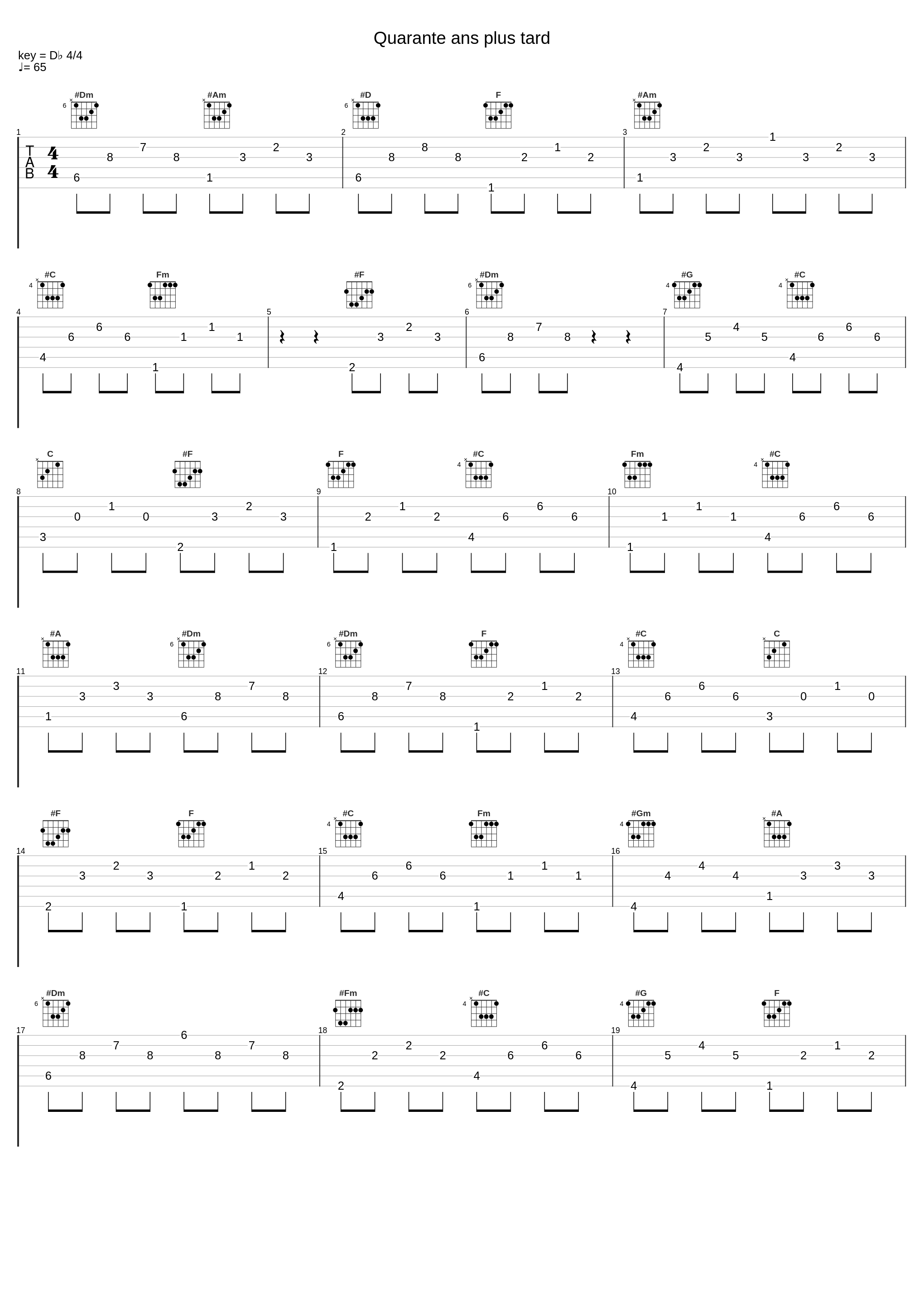 Quarante ans plus tard_Yves Duteil_1