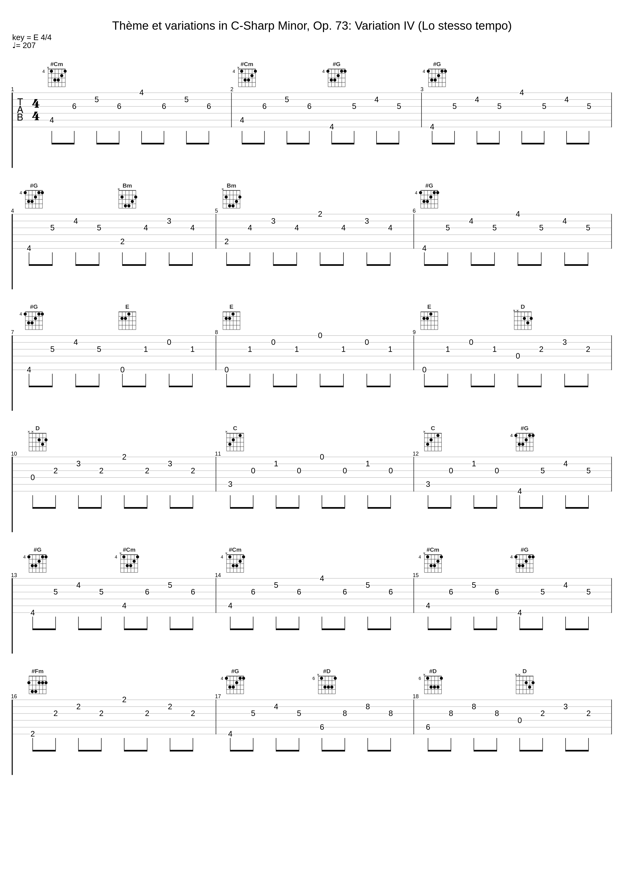 Thème et variations in C-Sharp Minor, Op. 73: Variation IV (Lo stesso tempo)_Alexandra Matvievskaya_1