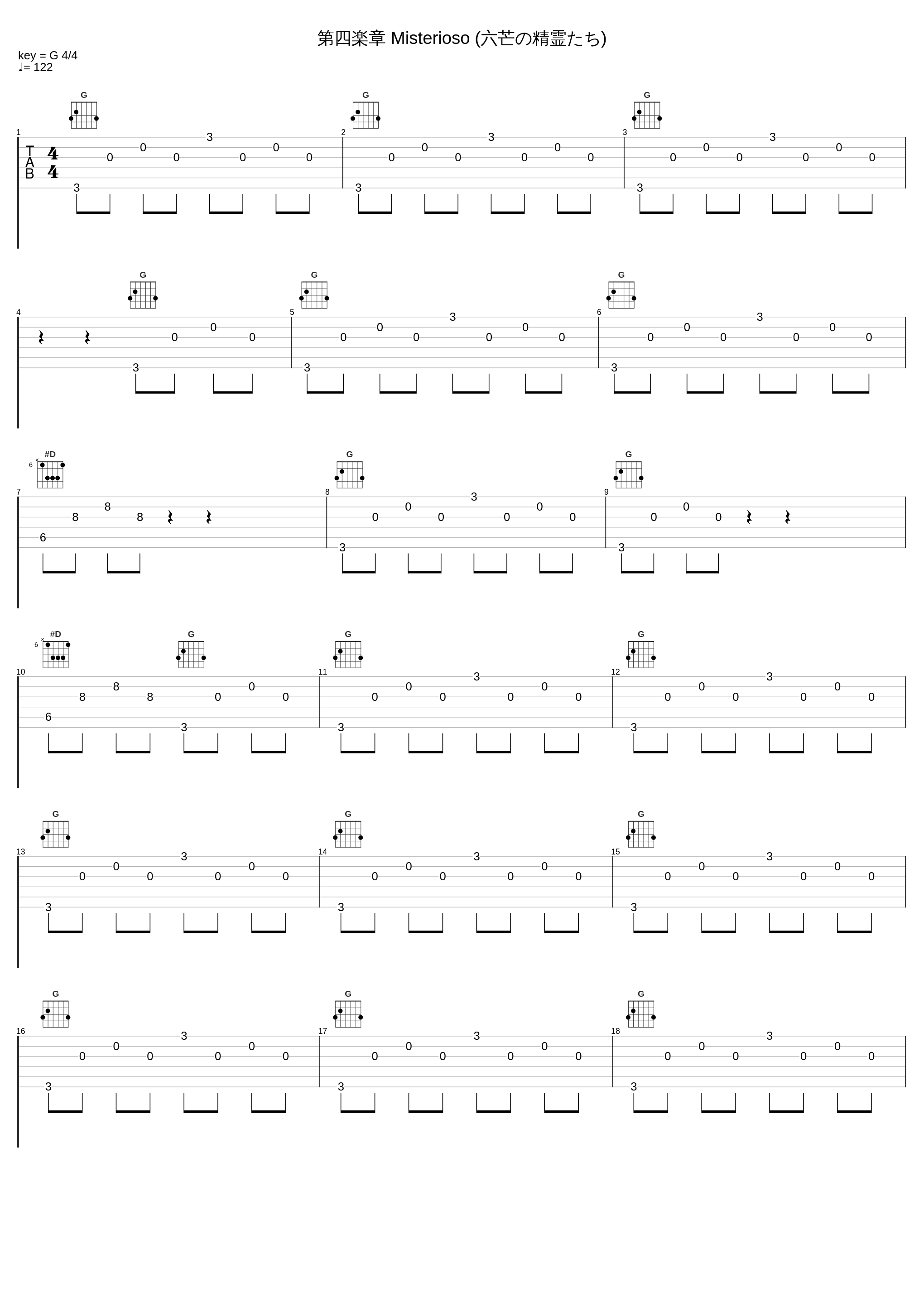 第四楽章 Misterioso (六芒の精霊たち)_和田薫_1