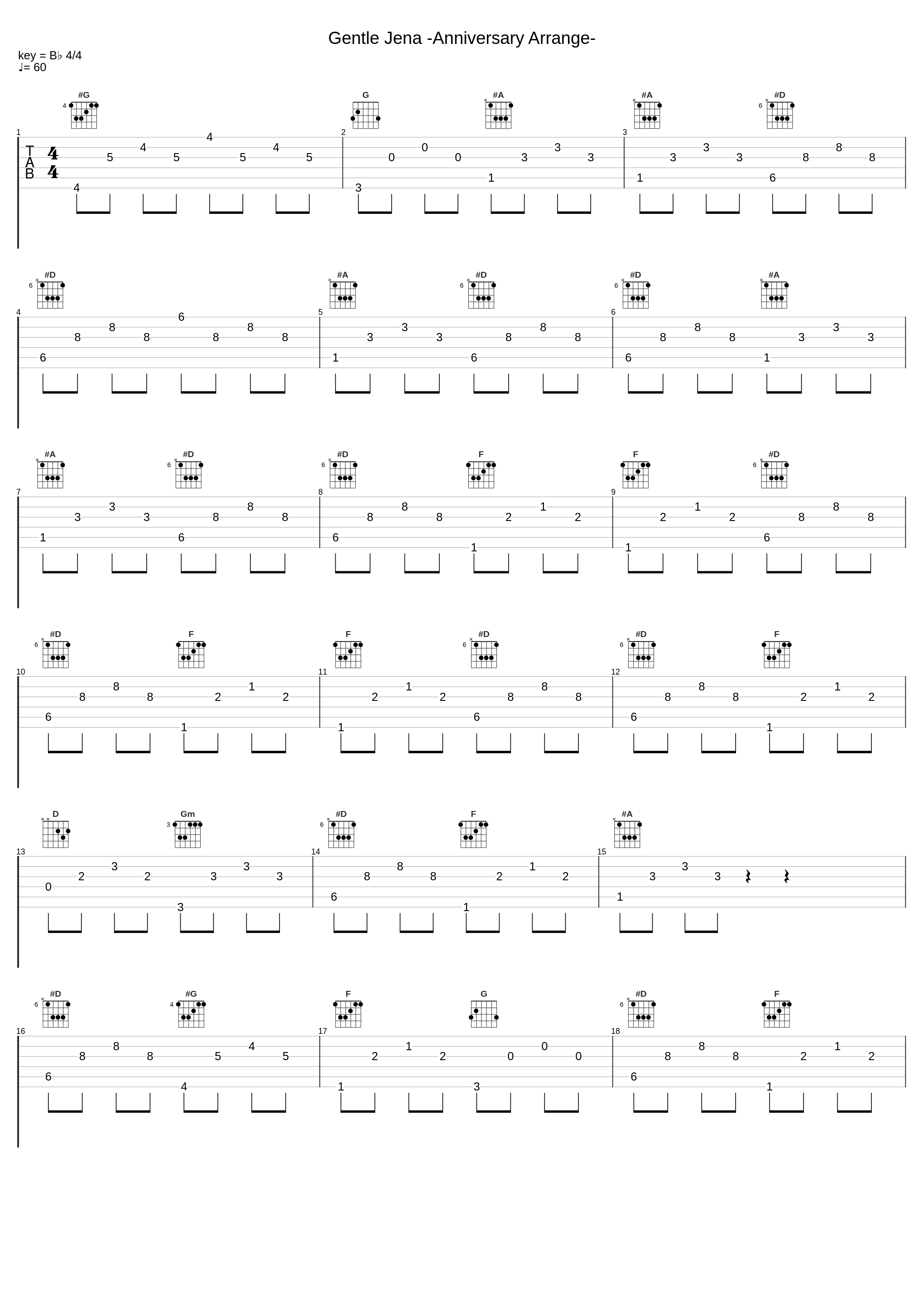 Gentle Jena -Anniversary Arrange-_Key Sounds Label_1