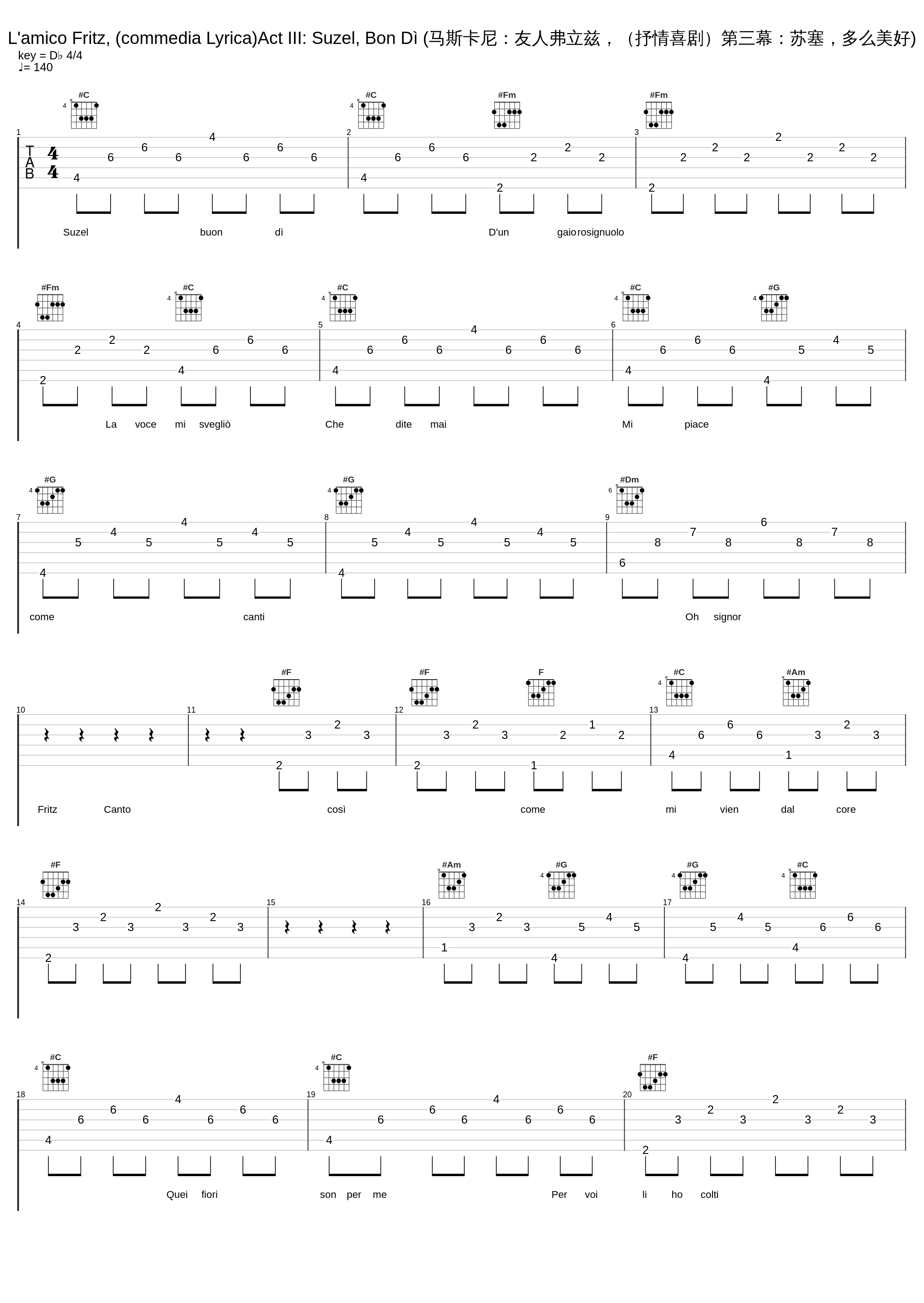 L'amico Fritz, (commedia Lyrica)Act III: Suzel, Bon Dì (马斯卡尼：友人弗立兹，（抒情喜剧）第三幕：苏塞，多么美好)_Luciano Pavarotti,Mirella Freni_1