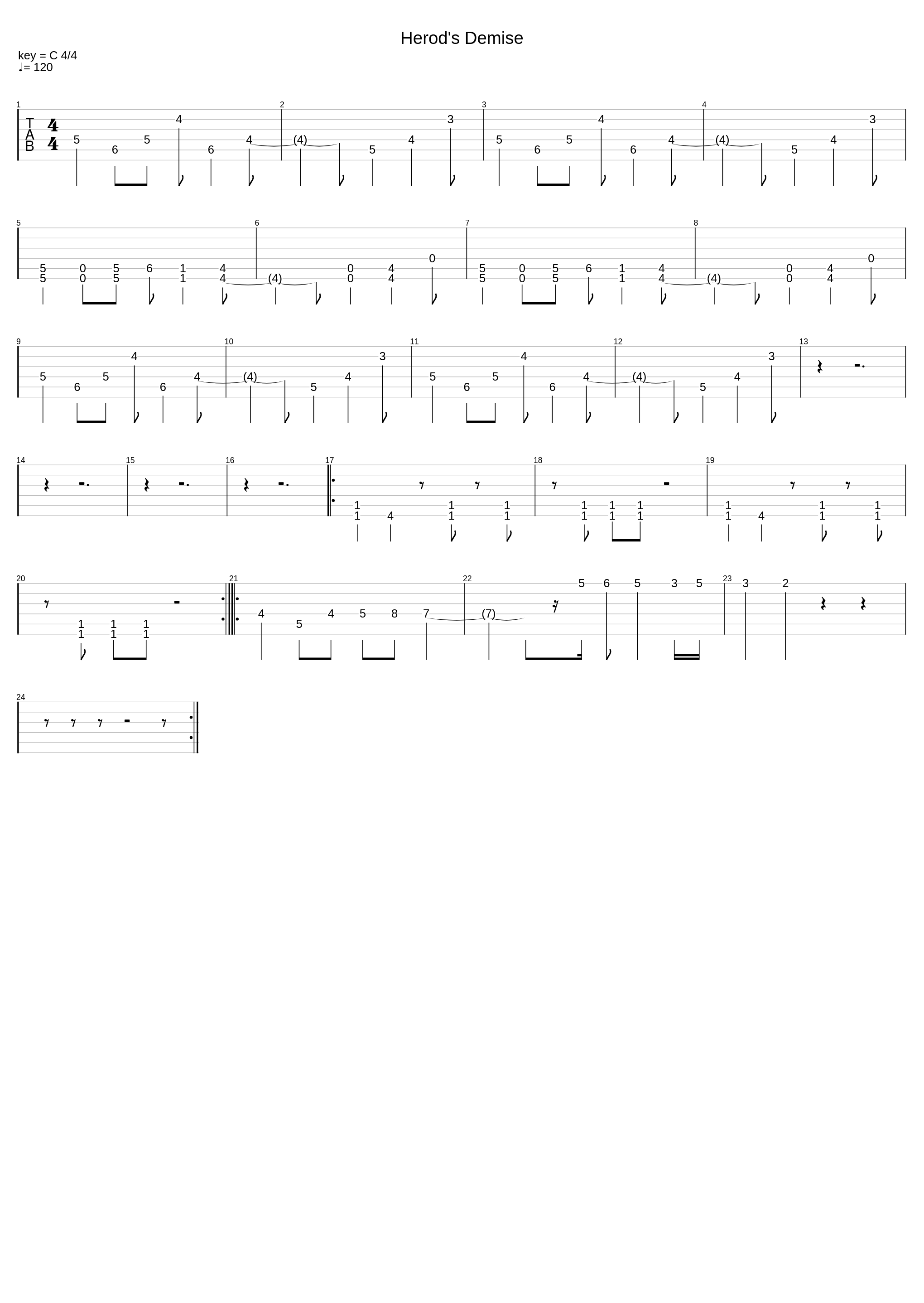 Herod's Demise_In The Midst Of Lions_1