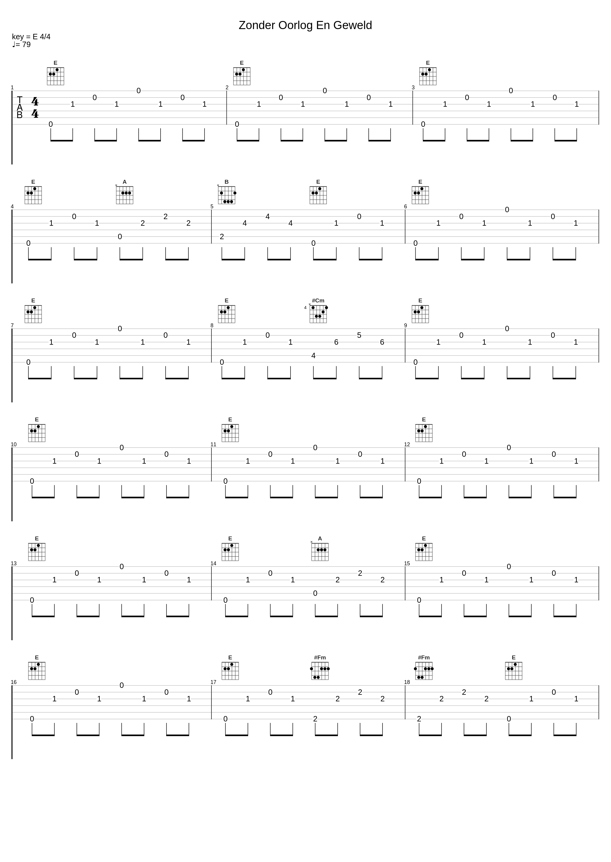 Zonder Oorlog En Geweld_Gene Thomas_1