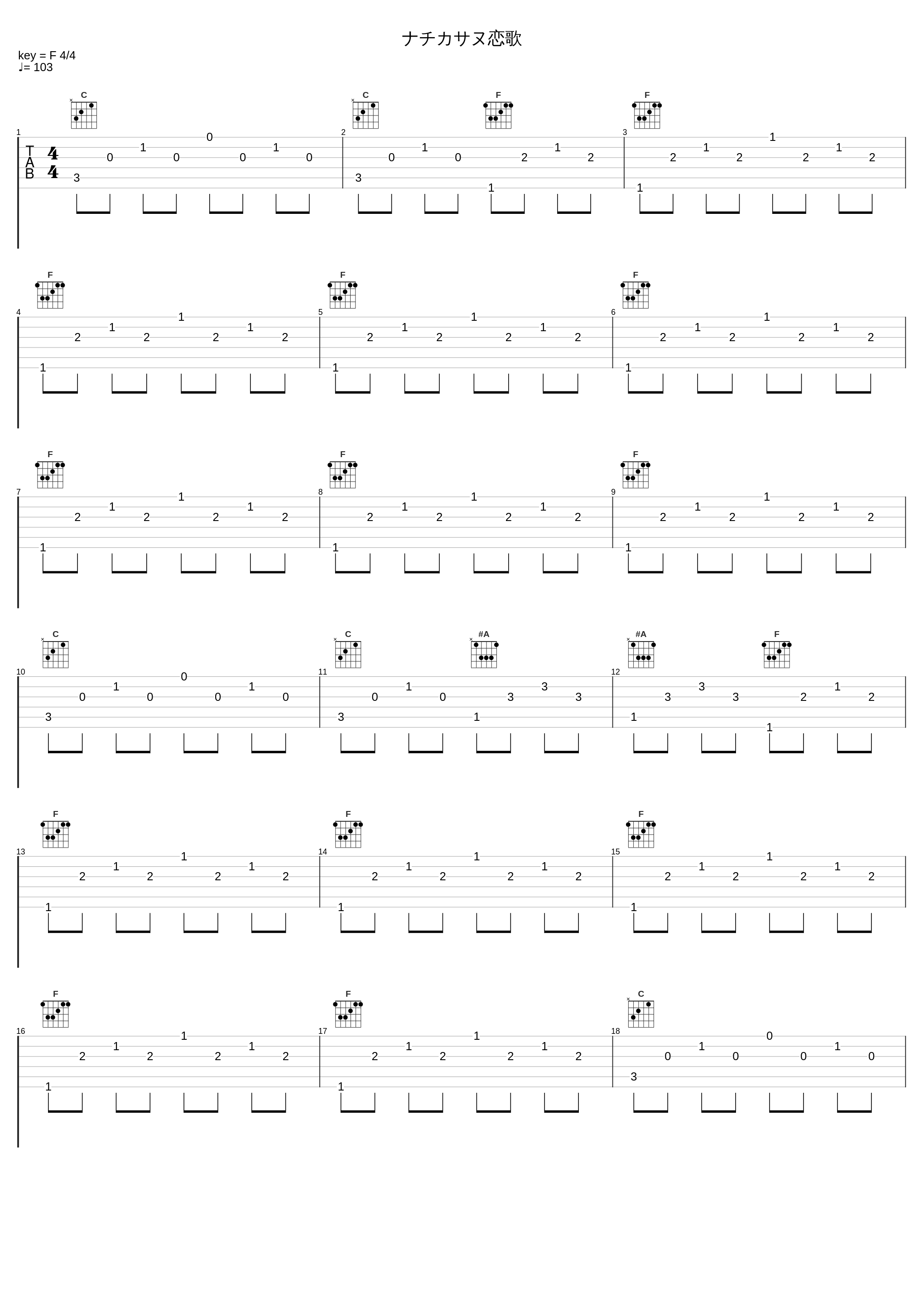 ナチカサヌ恋歌_南方之星_1
