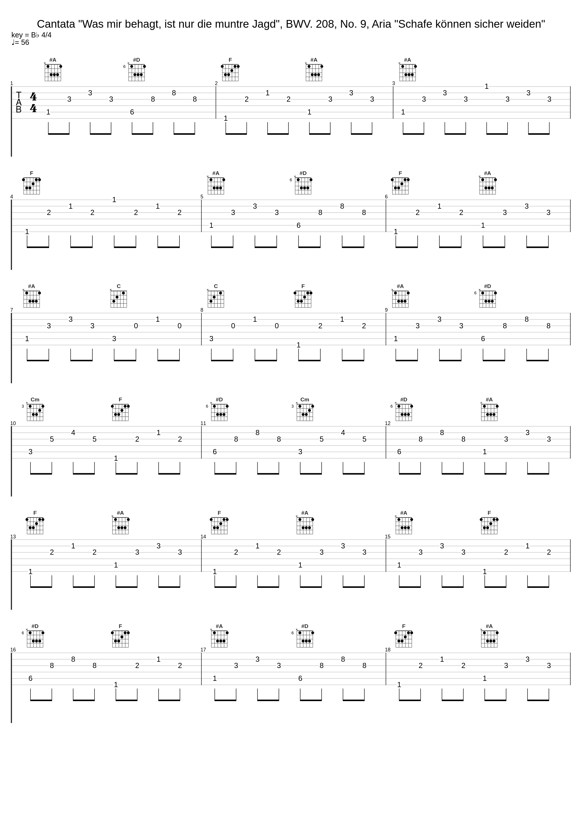 Cantata "Was mir behagt, ist nur die muntre Jagd", BWV. 208, No. 9, Aria "Schafe können sicher weiden"_Sir Neville Marriner_1