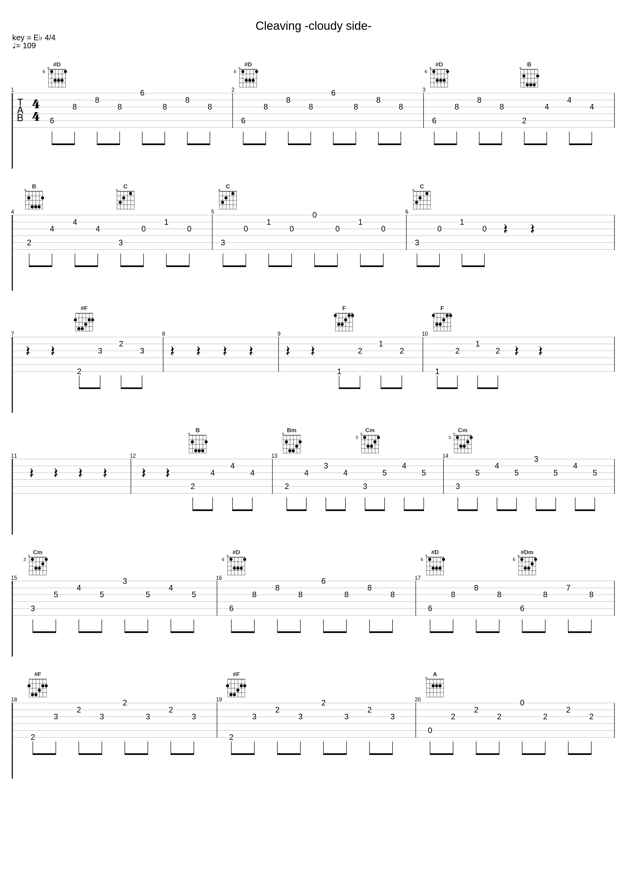 Cleaving -cloudy side-_阿保刚_1