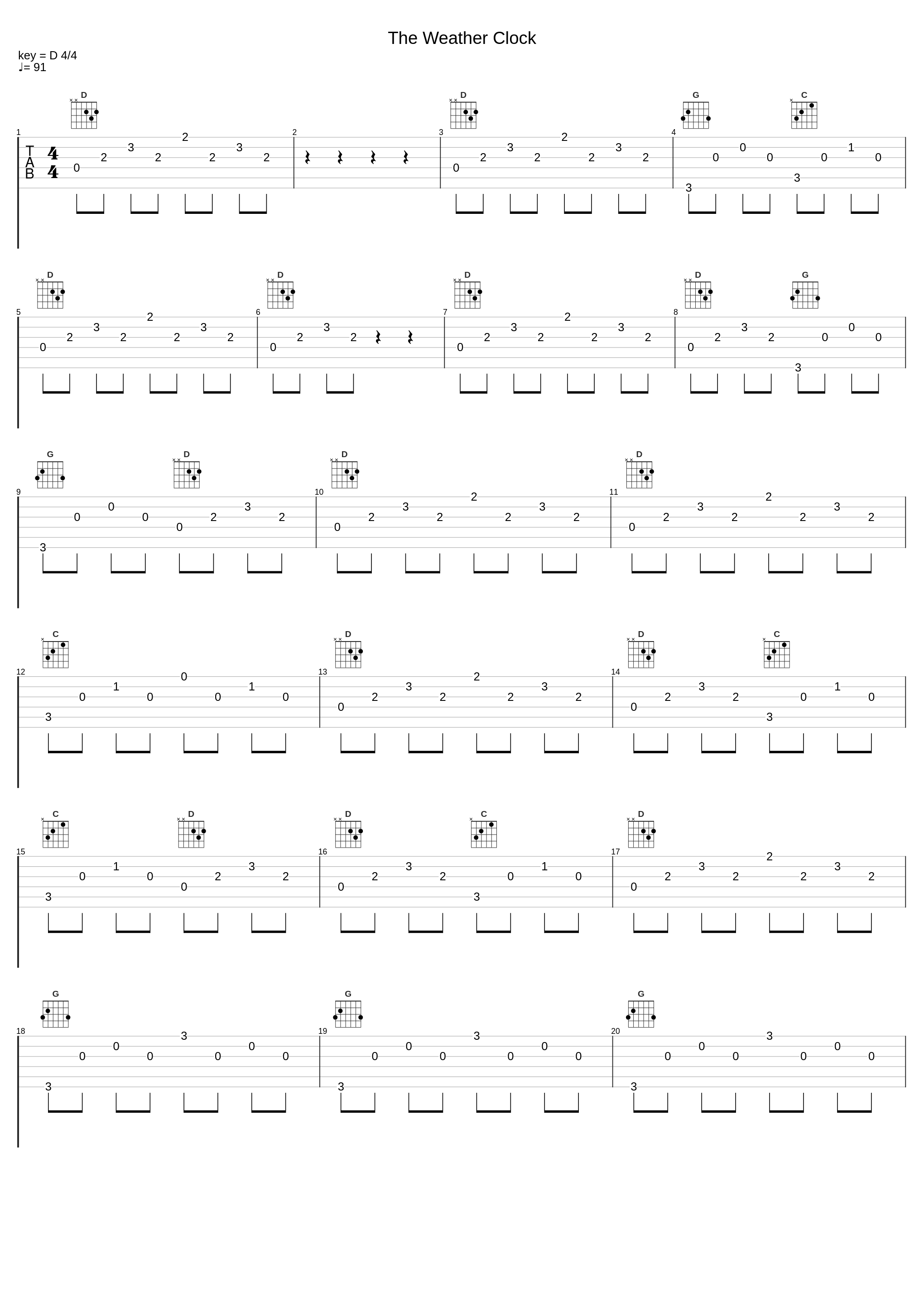 The Weather Clock_July Skies_1