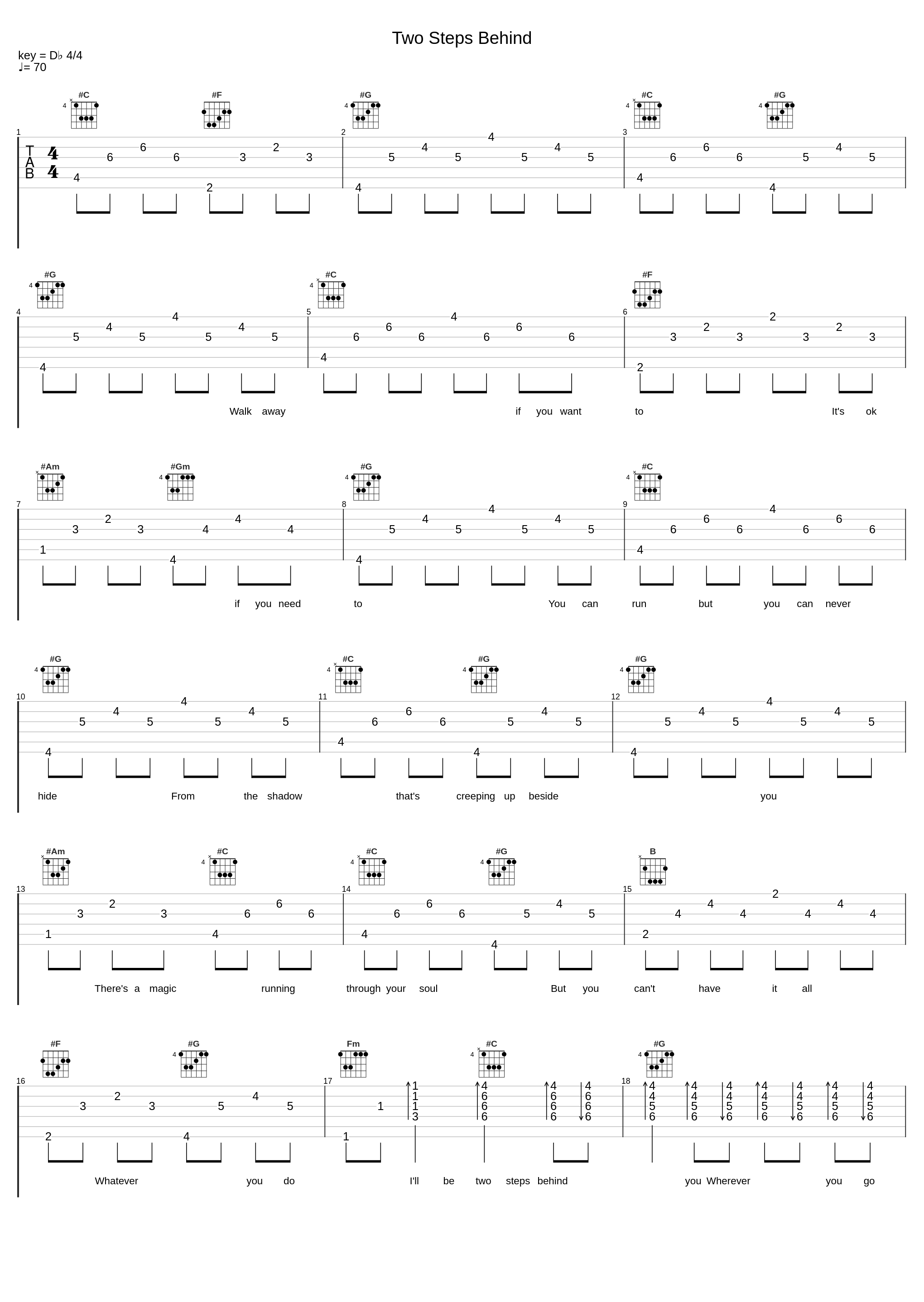 Two Steps Behind_Six Part Invention_1