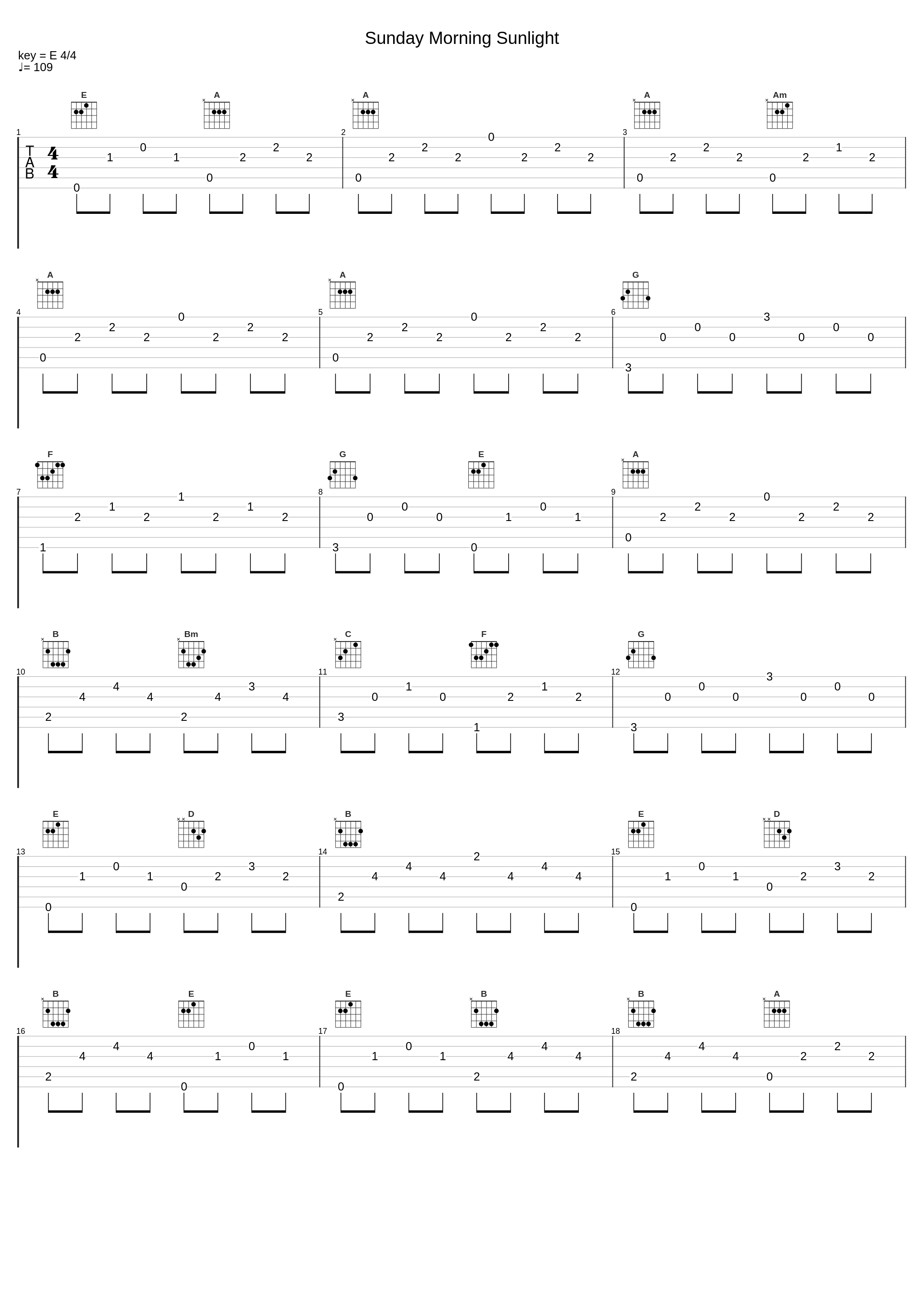 Sunday Morning Sunlight_Key Sounds Label_1