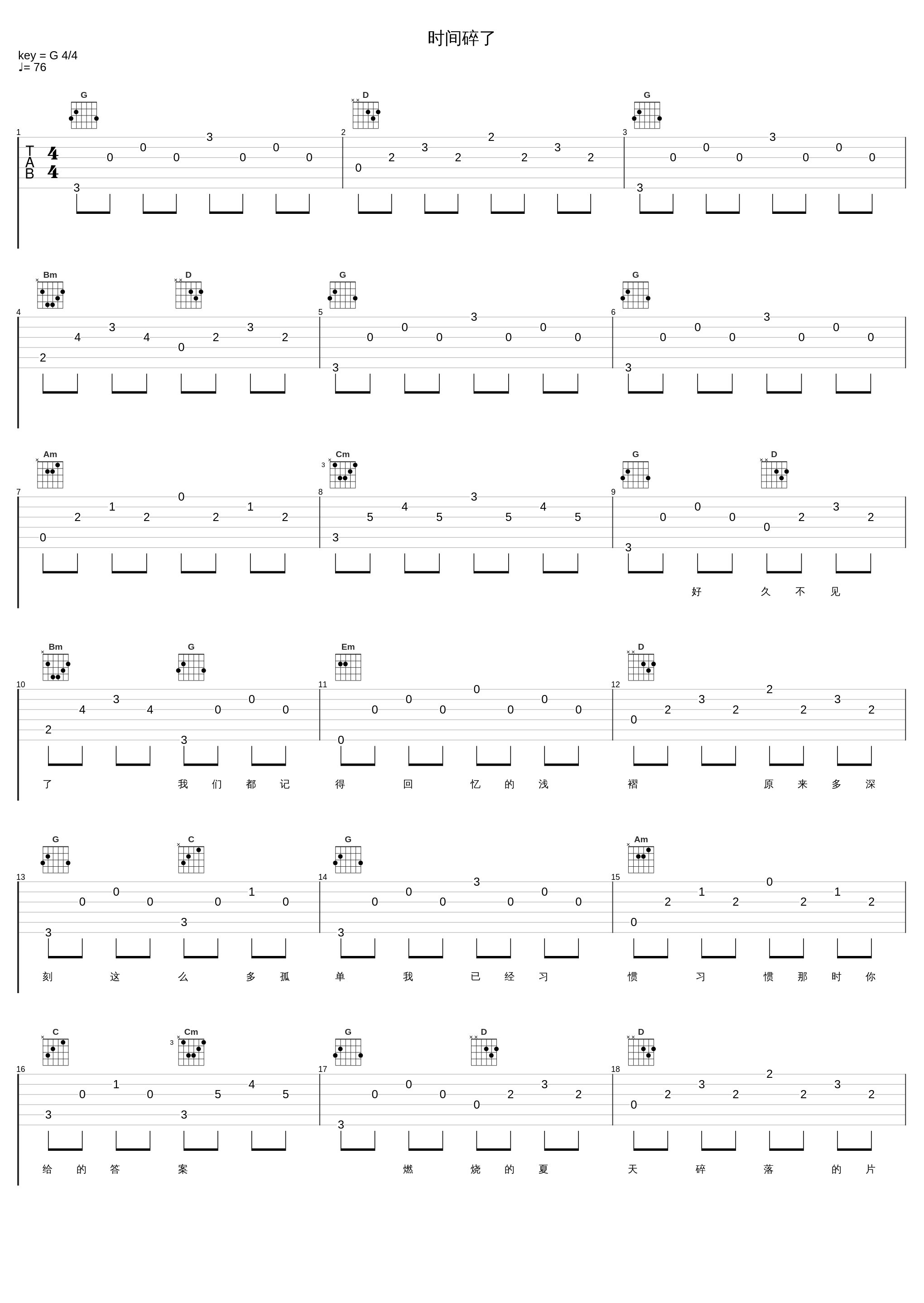 时间碎了_张新成_1