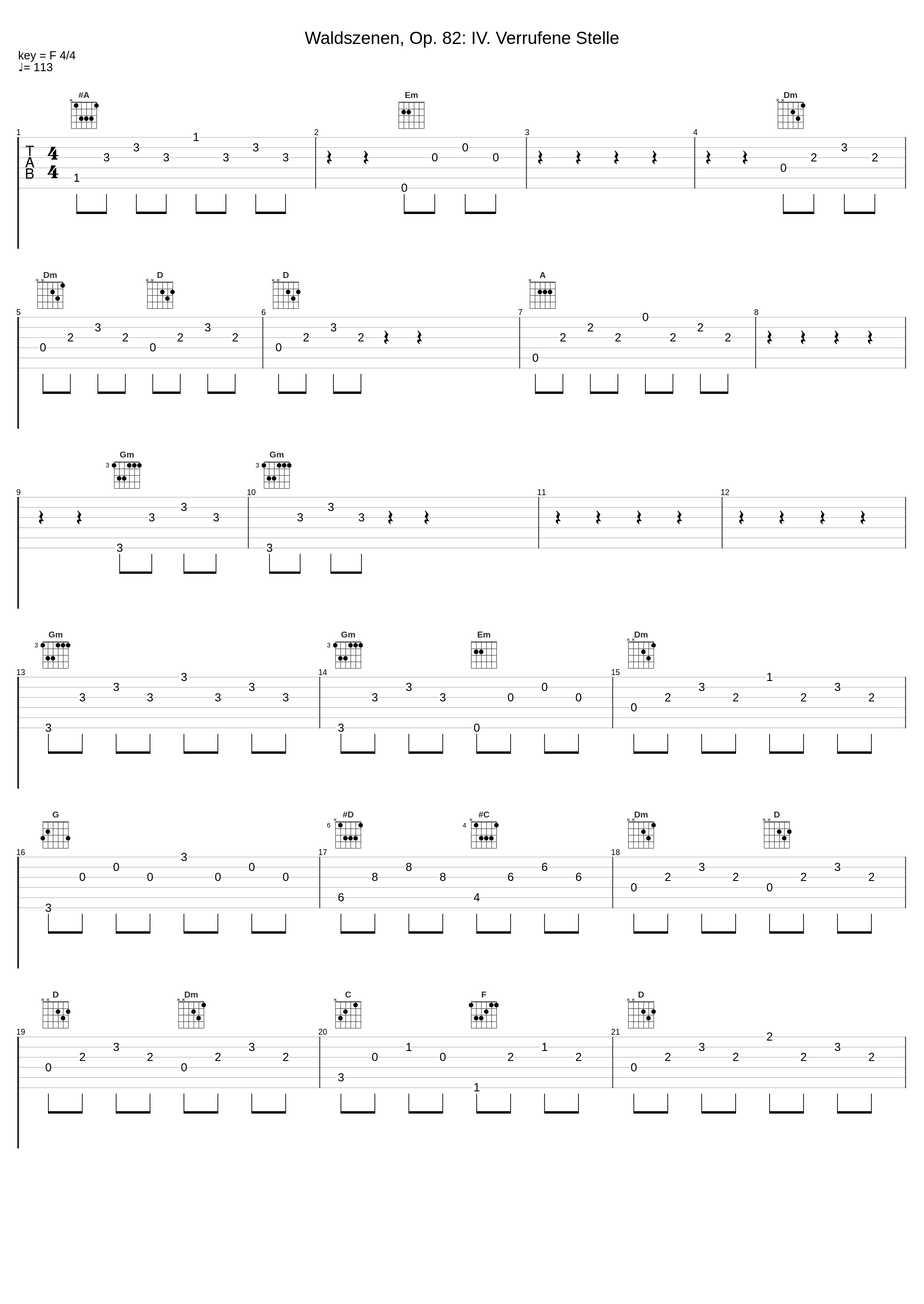 Waldszenen, Op. 82: IV. Verrufene Stelle_Robert Schumann,Valery Afanassiev_1