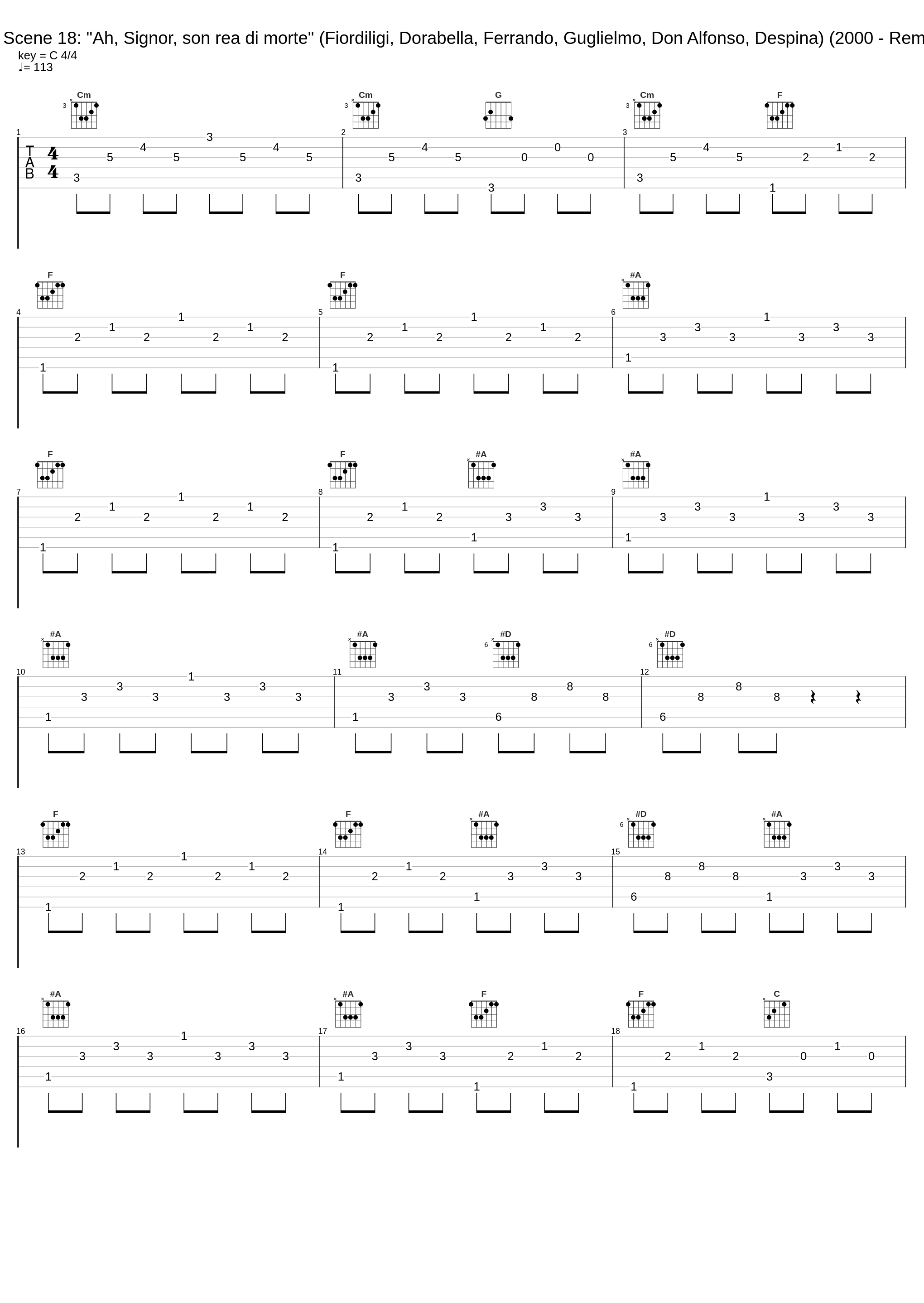 Act II, Scene 18: "Ah, Signor, son rea di morte" (Fiordiligi, Dorabella, Ferrando, Guglielmo, Don Alfonso, Despina) (2000 - Remaster)_Alfredo Kraus,Giuseppe Taddei,Walter Berry,Elisabeth Schwarzkopf,Christa Ludwig,Hanny Steffek,Philharmonia Orchestra,Karl Böhm,Heinrich Schmidt_1