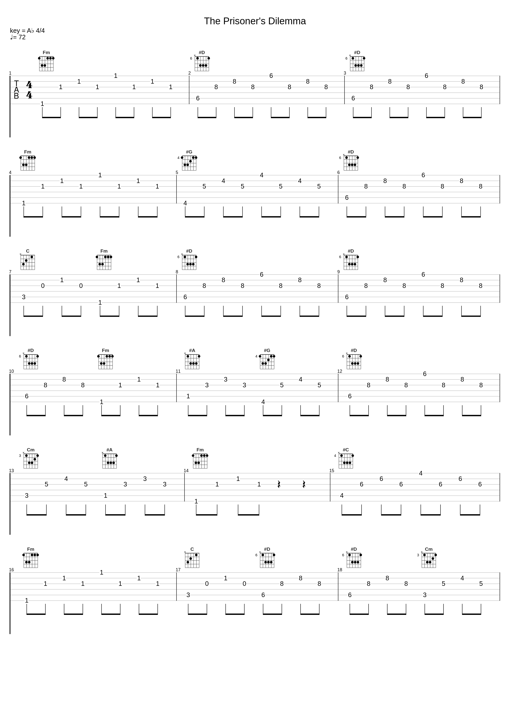 The Prisoner's Dilemma_I, The Writer_1