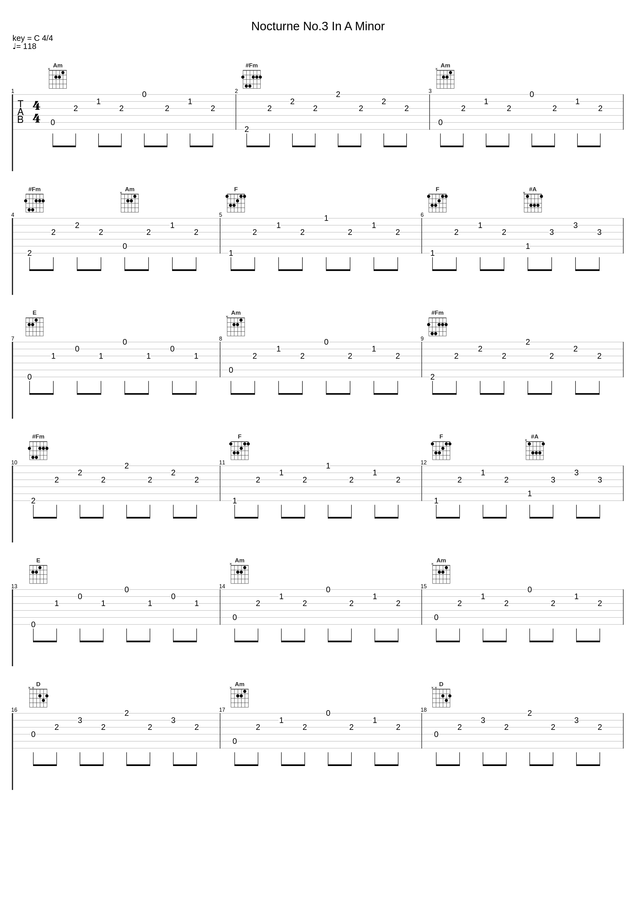 Nocturne No.3 In A Minor_李闰珉_1