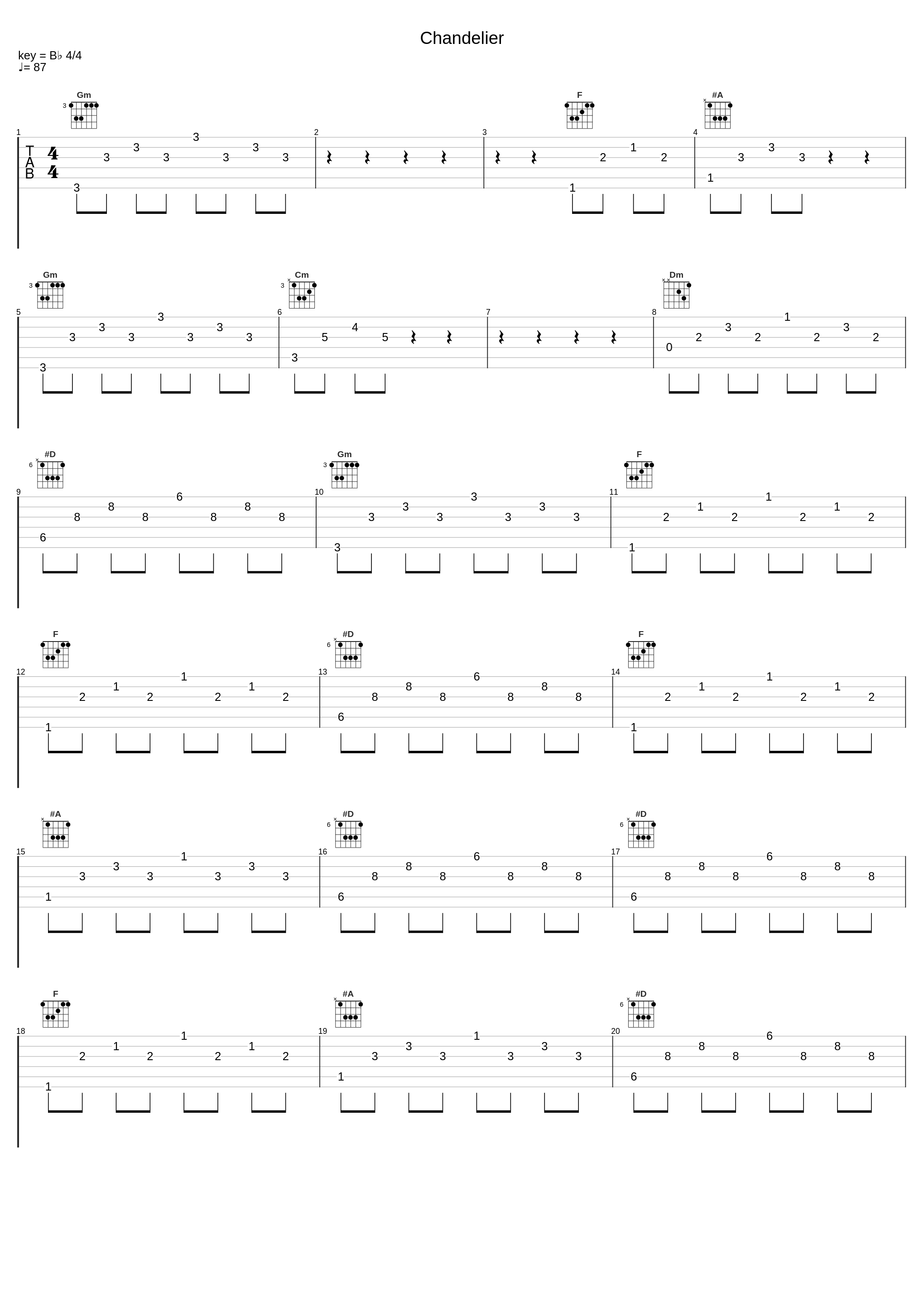 Chandelier_Vitamin String Quartet_1