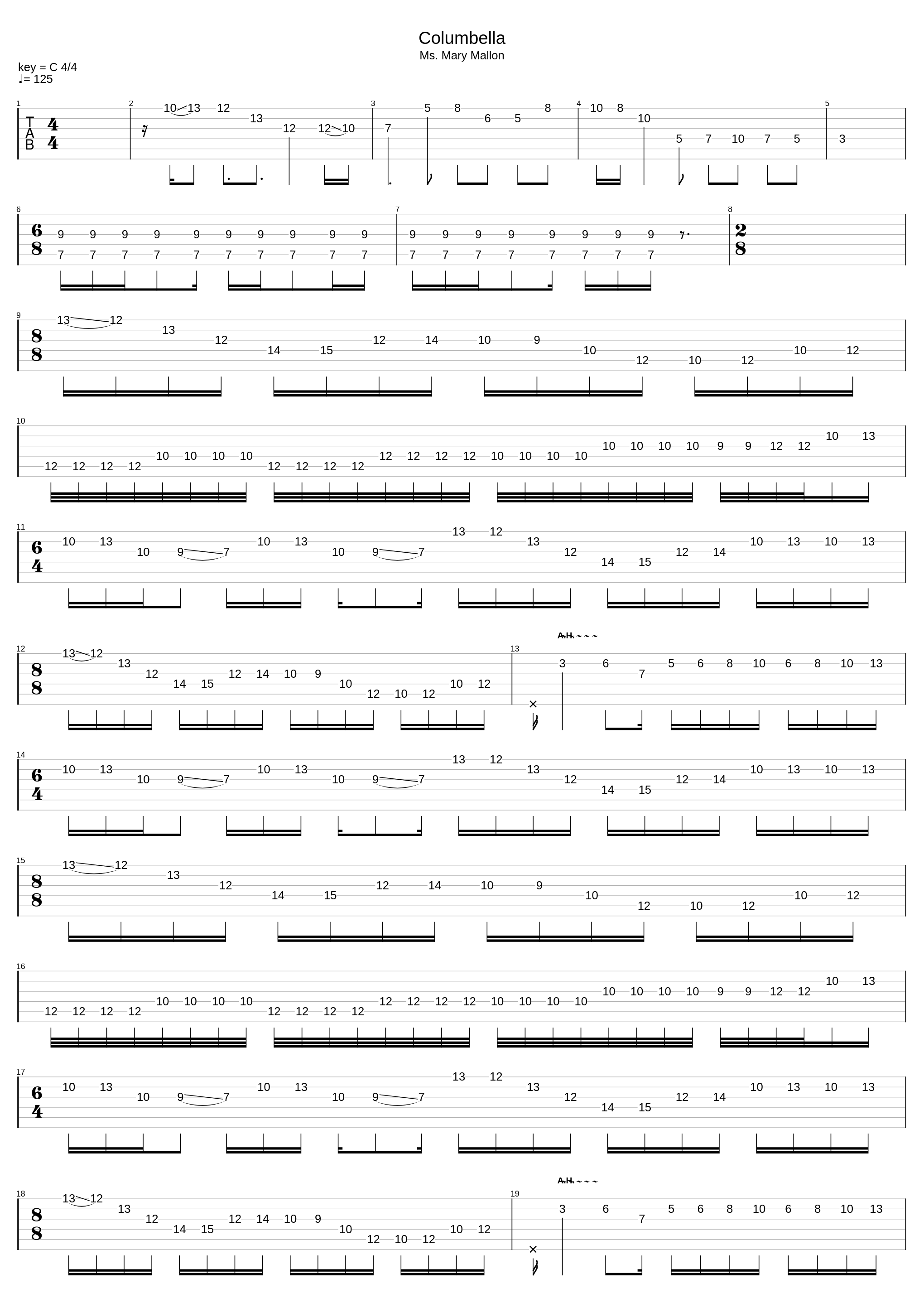 Columbella_Today I Caught The Plague_1