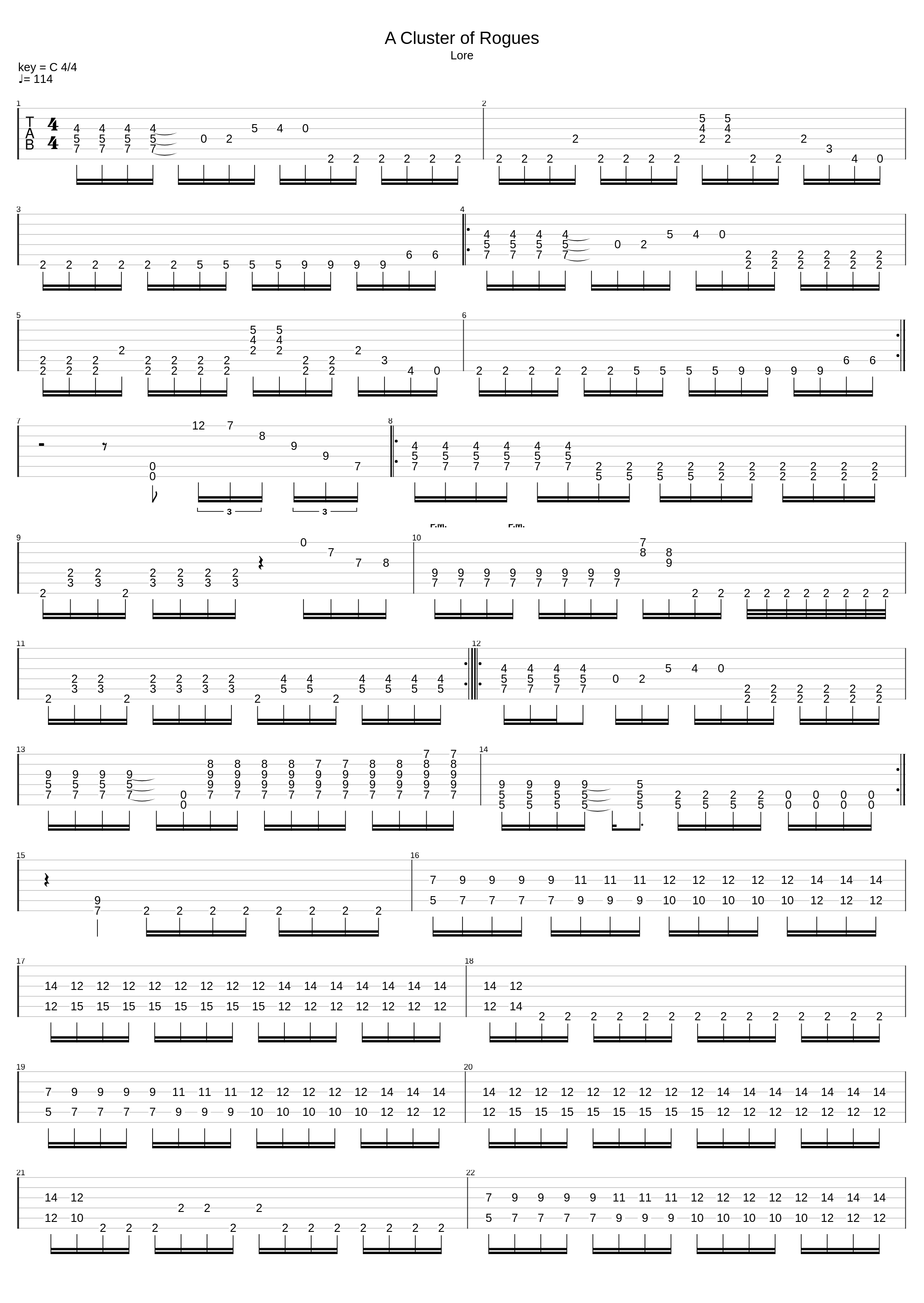 A Cluster Of Rogues_Today I Caught The Plague_1