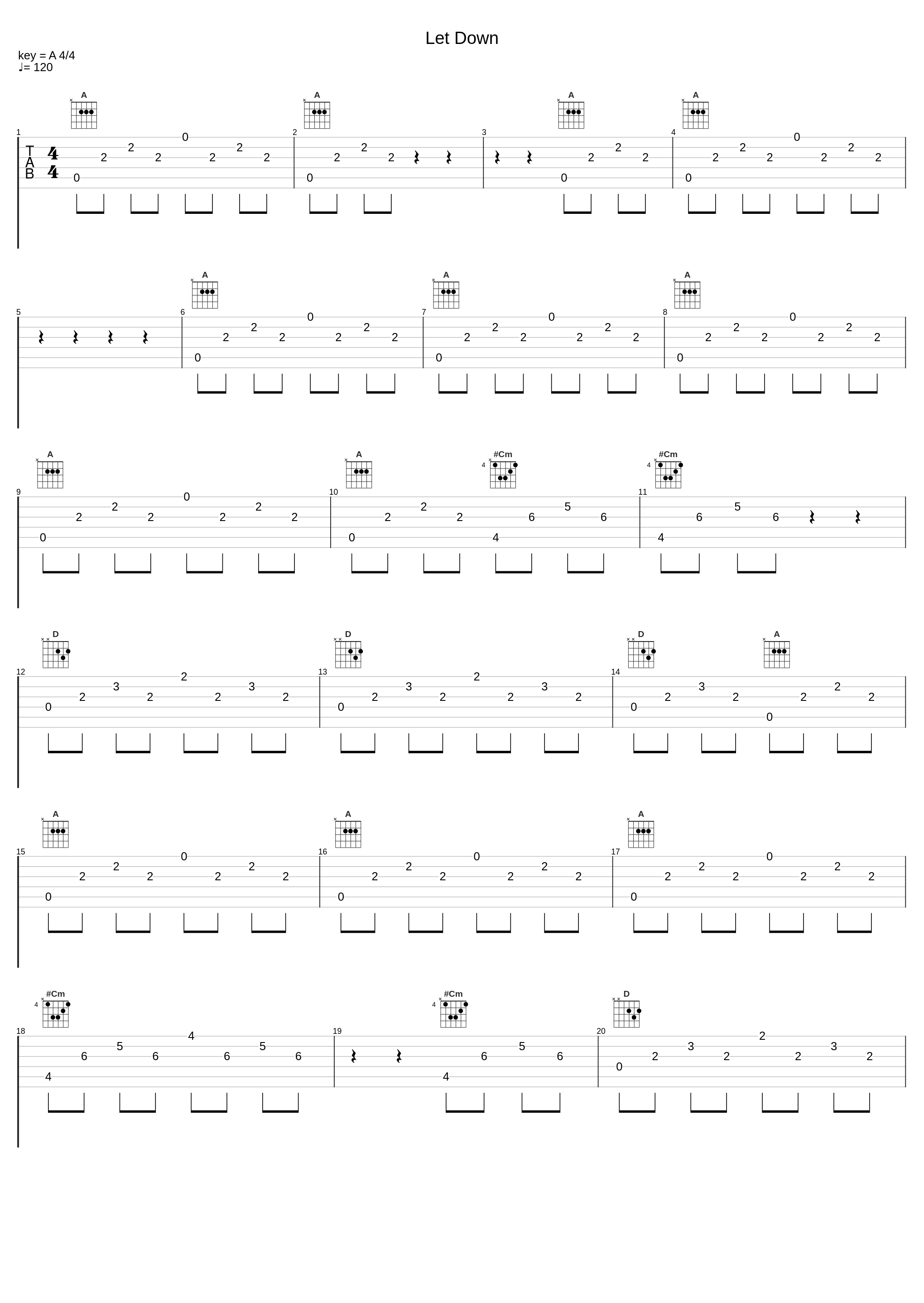 Let Down_Vitamin String Quartet_1