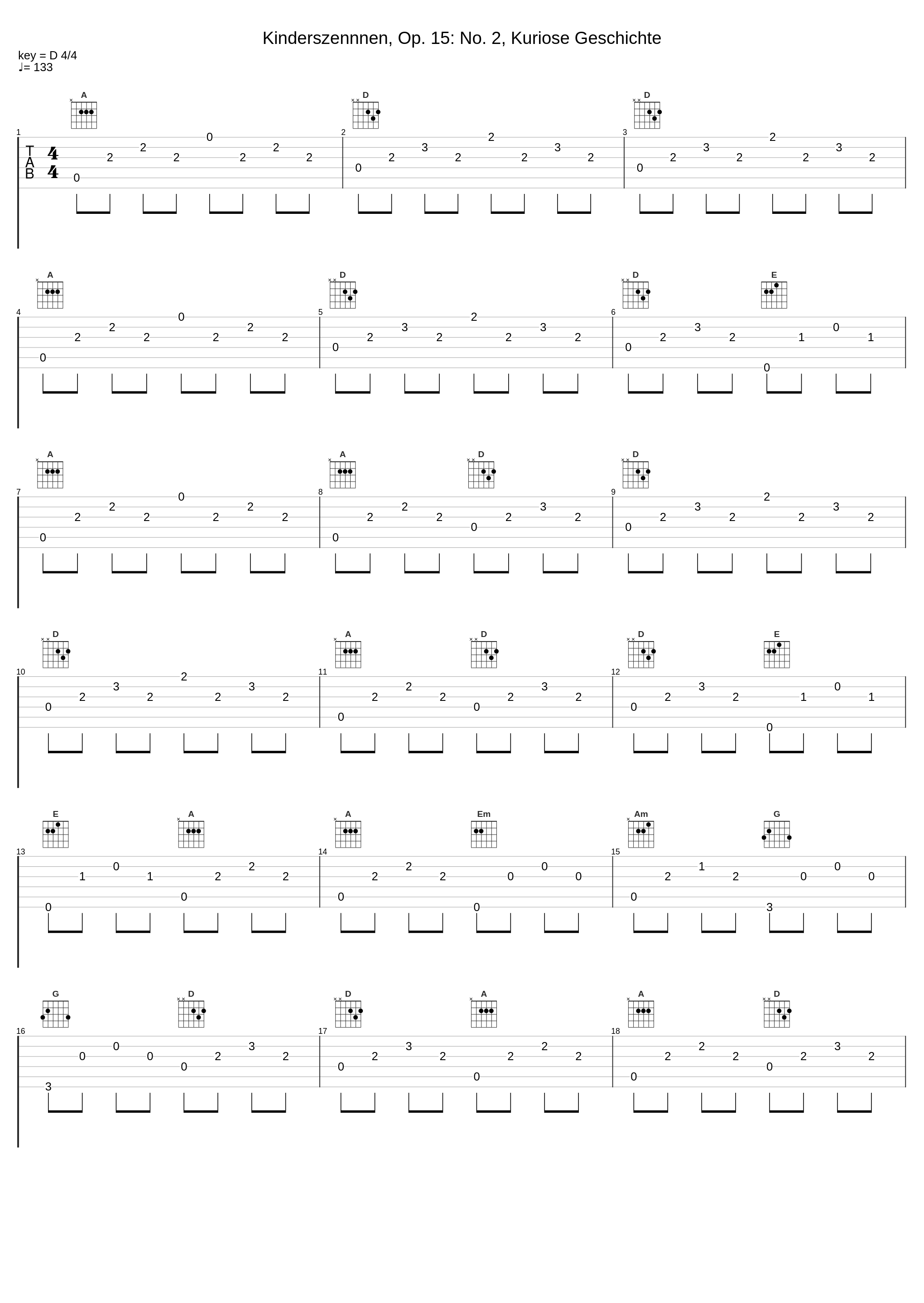 Kinderszennnen, Op. 15: No. 2, Kuriose Geschichte_Caio Pagano,Robert Schumann_1