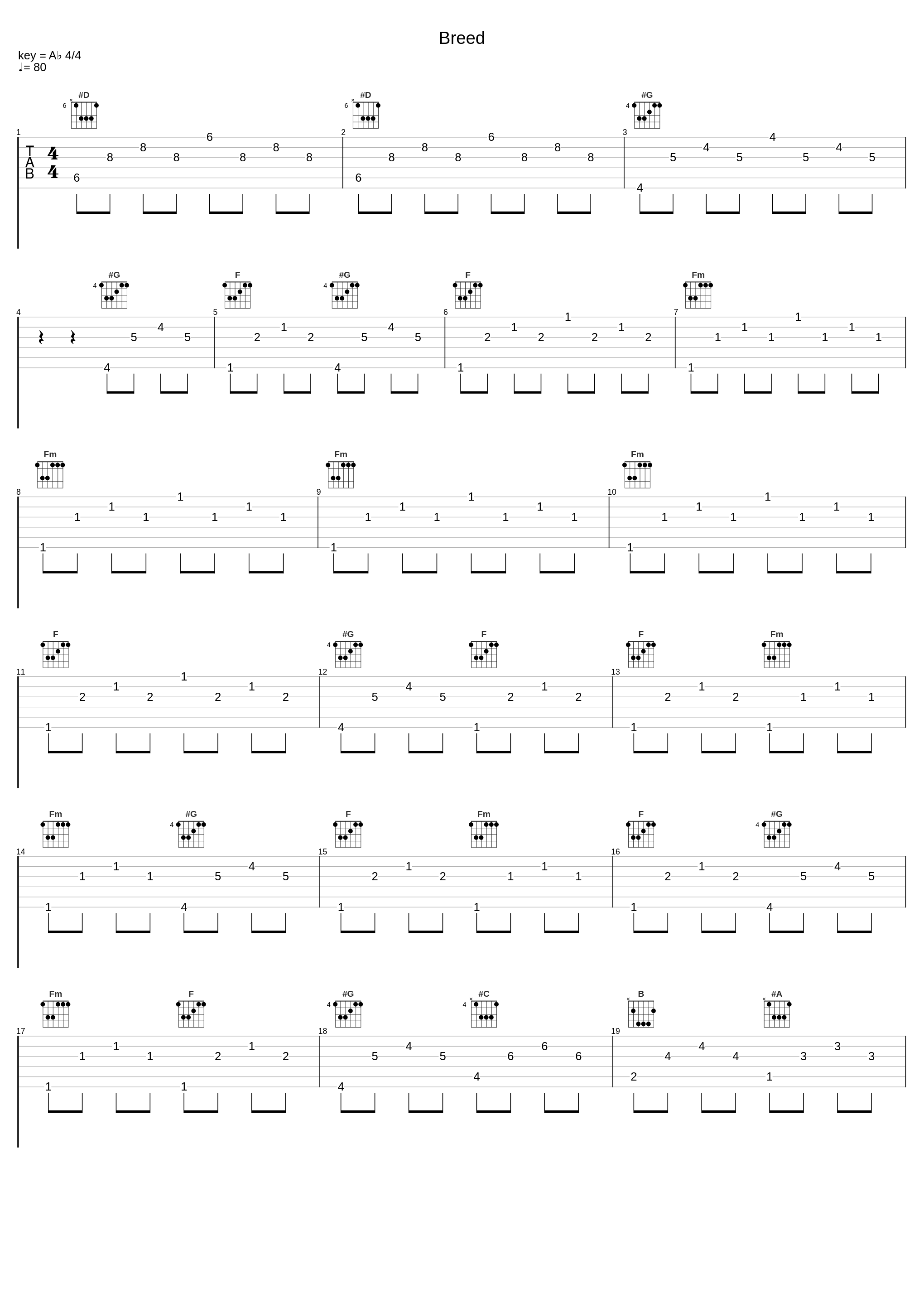 Breed_Vitamin String Quartet_1