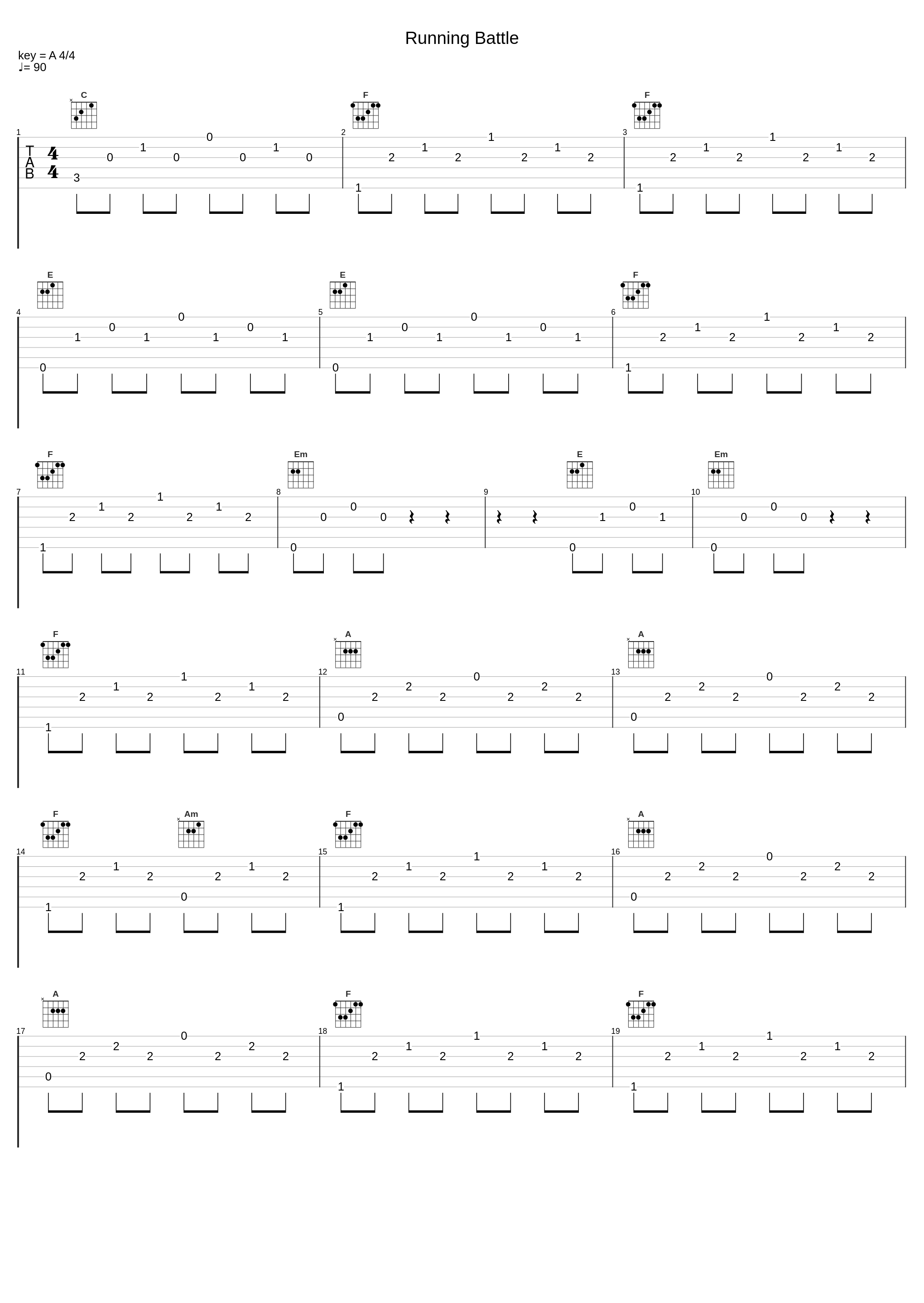 Running Battle_Vitamin String Quartet_1