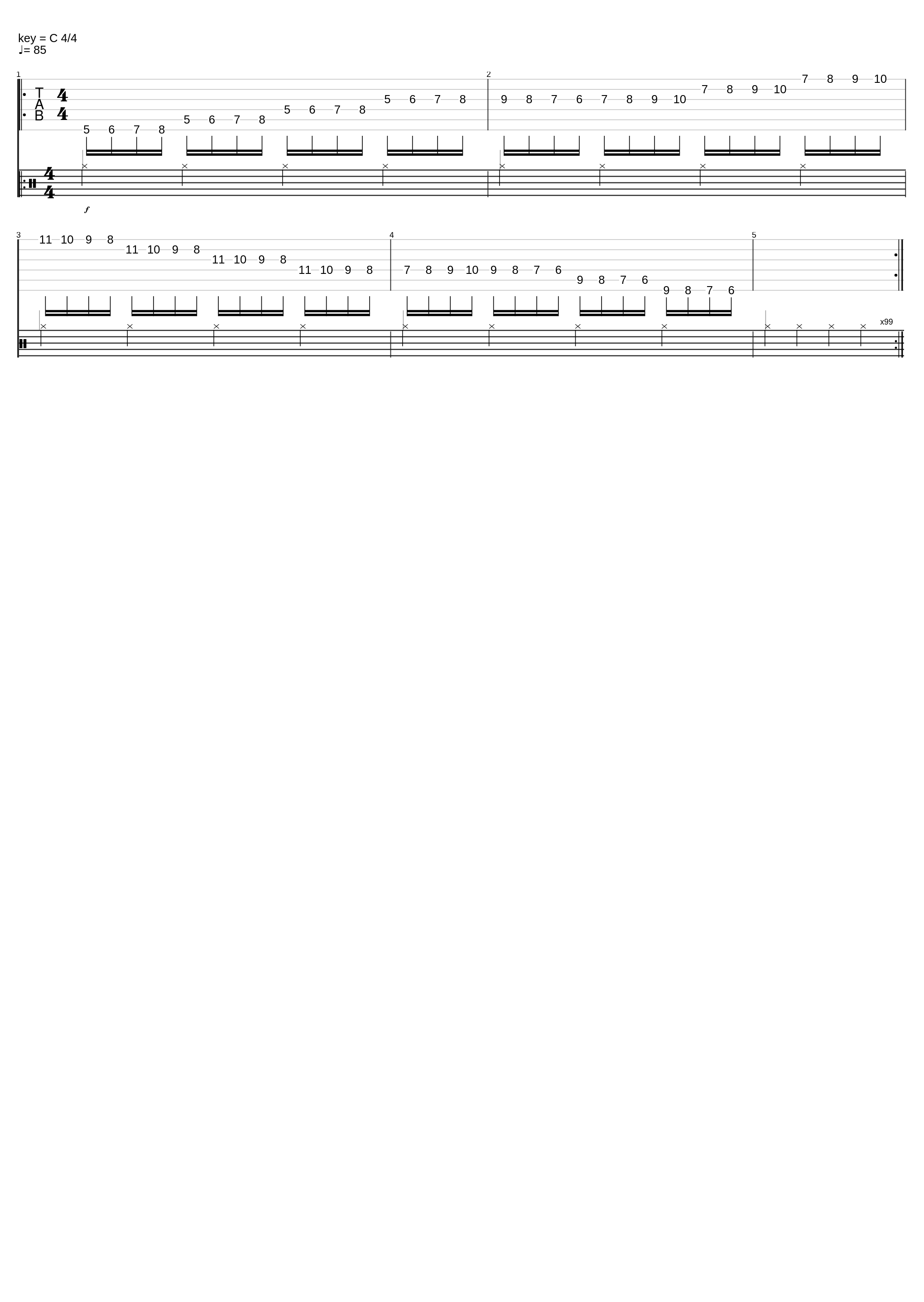 Exercise For Electronic Guitar(Johj)_Exercise For Electronic Guitar_1