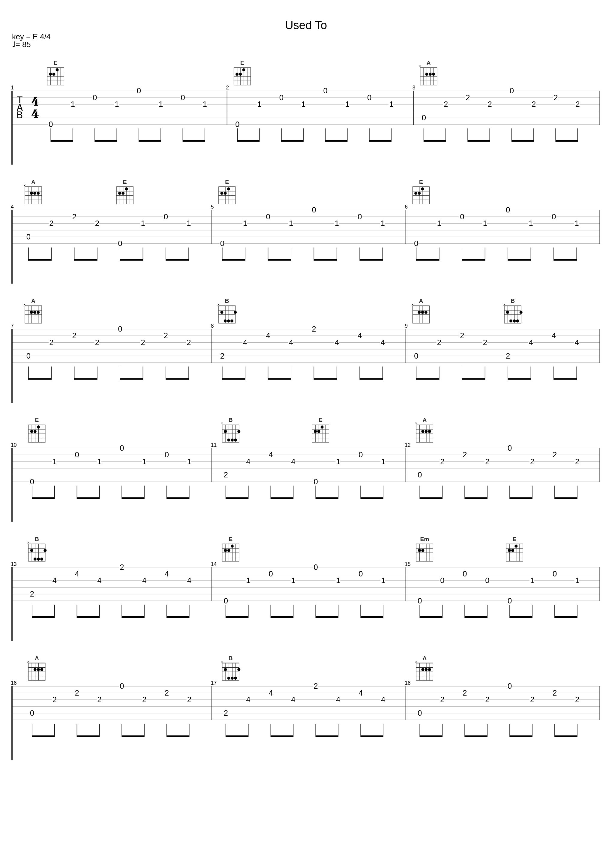 Used To_Vitamin String Quartet_1