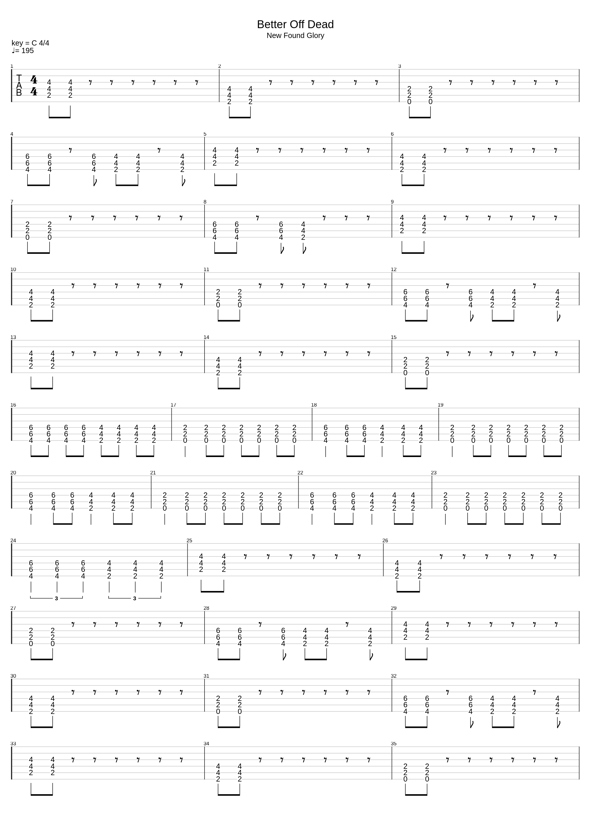 Better Off Dead_New Found Glory_1