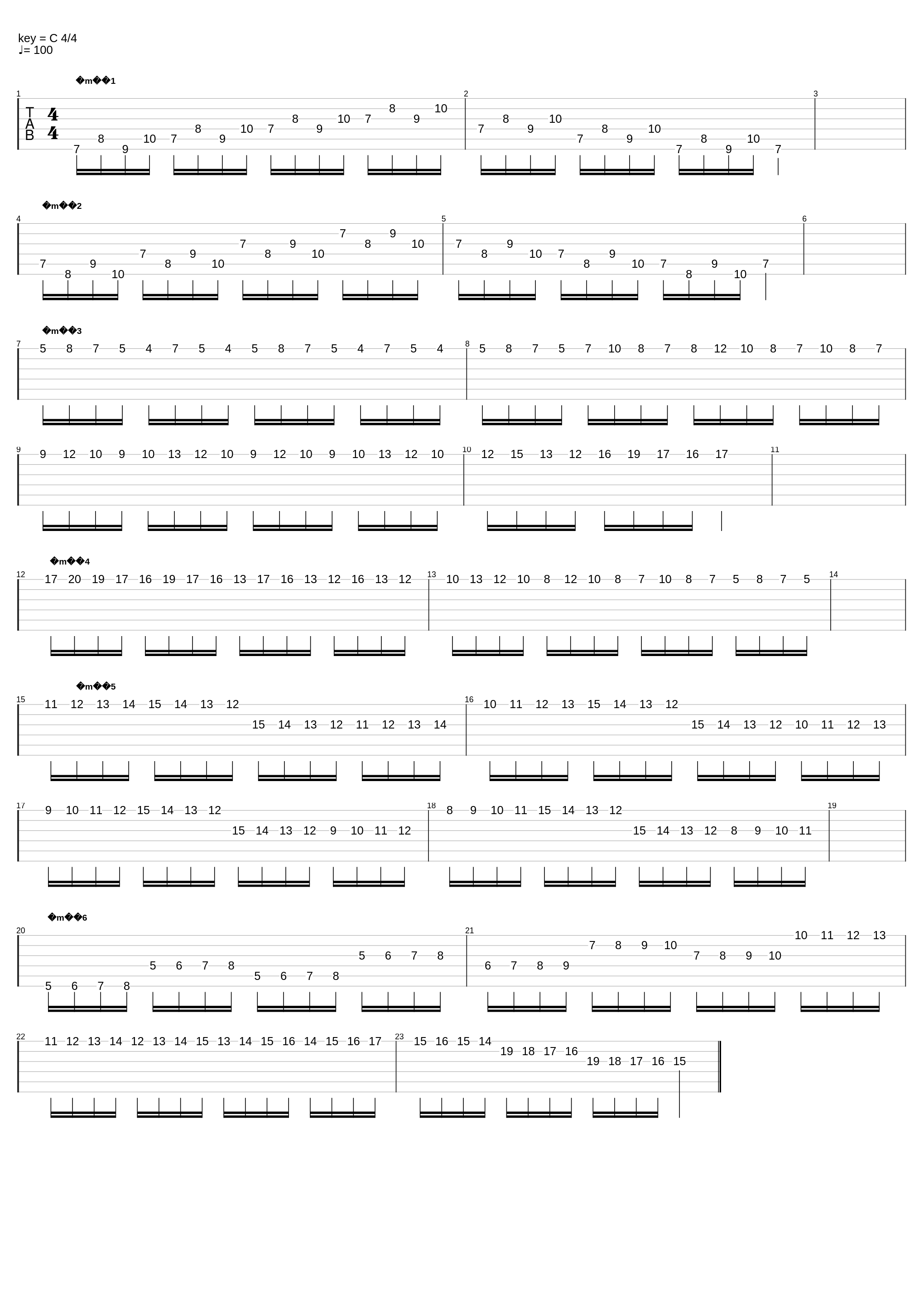 Exercise For Electronic Guitar(Finger)_Exercise For Electronic Guitar_1