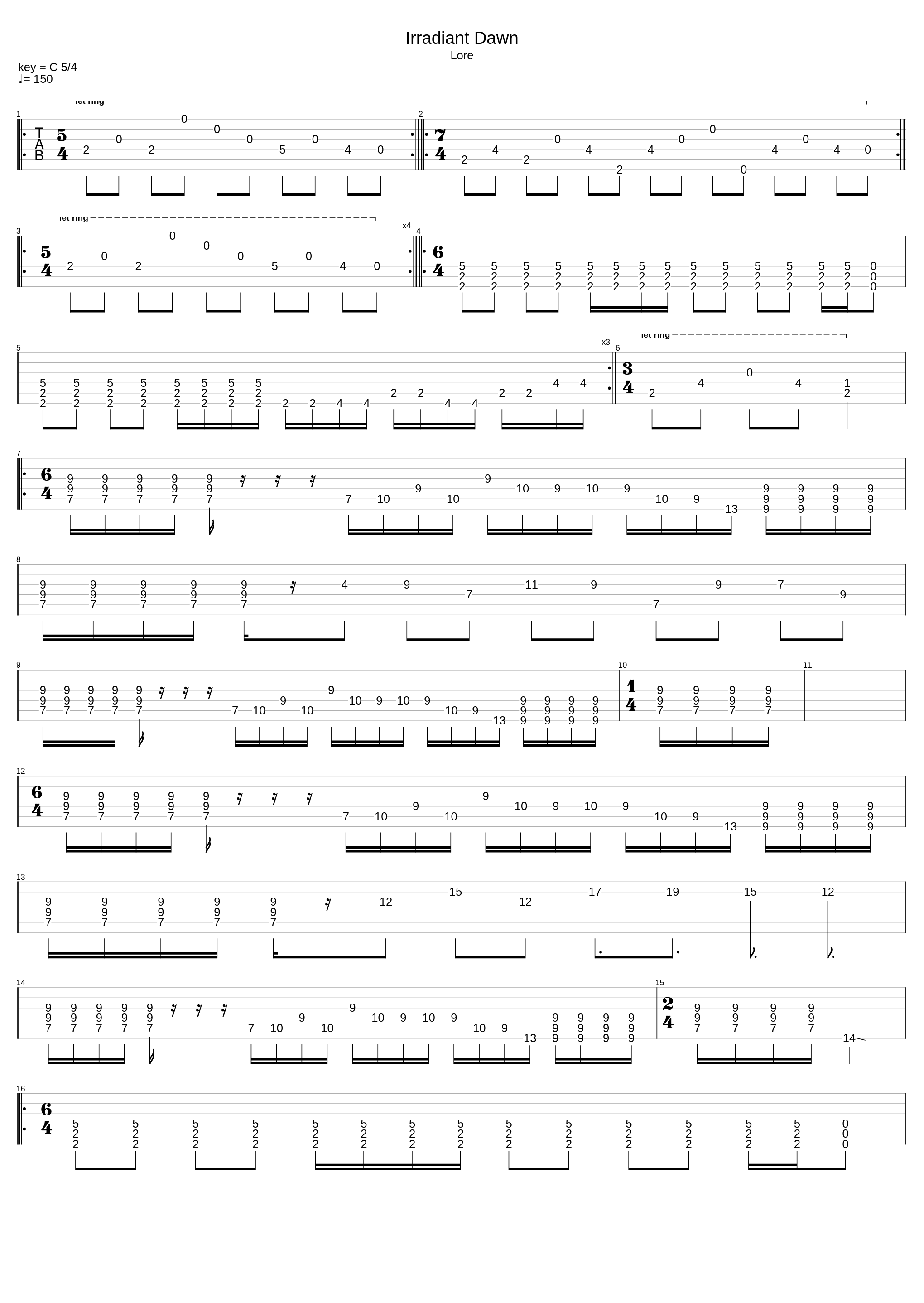 Irradiant Dawn_Today I Caught The Plague_1