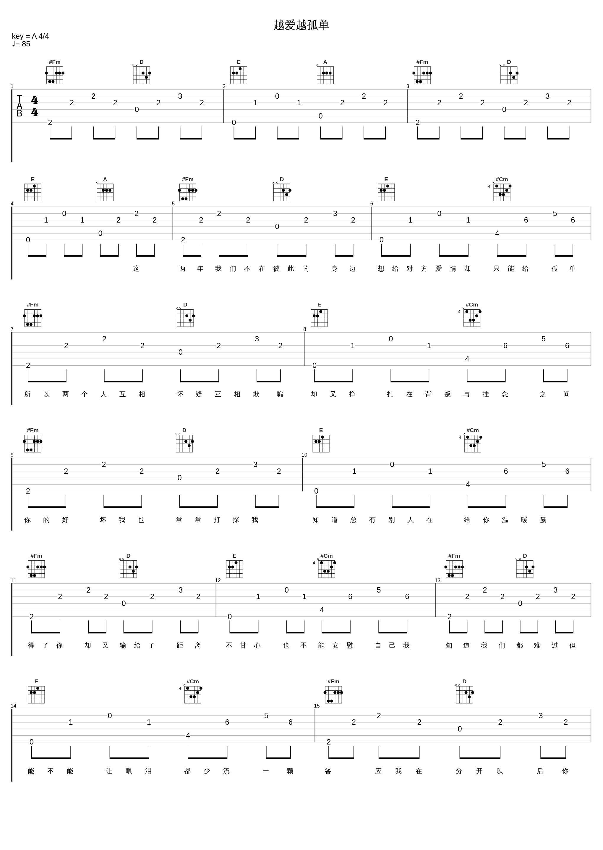 越爱越孤单_新街口组合_1