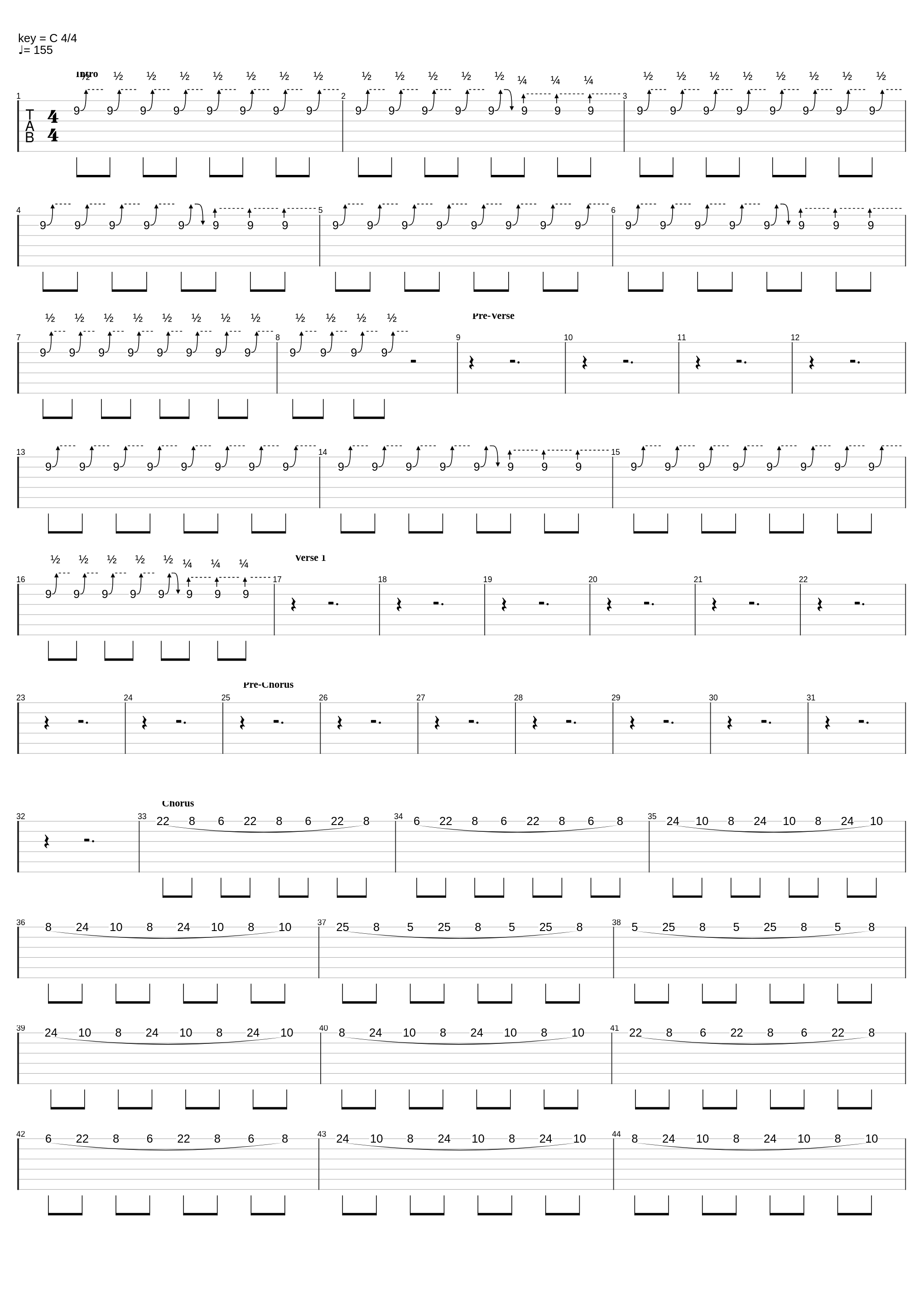 Bow Down (Guitars Only)_I Prevail_1