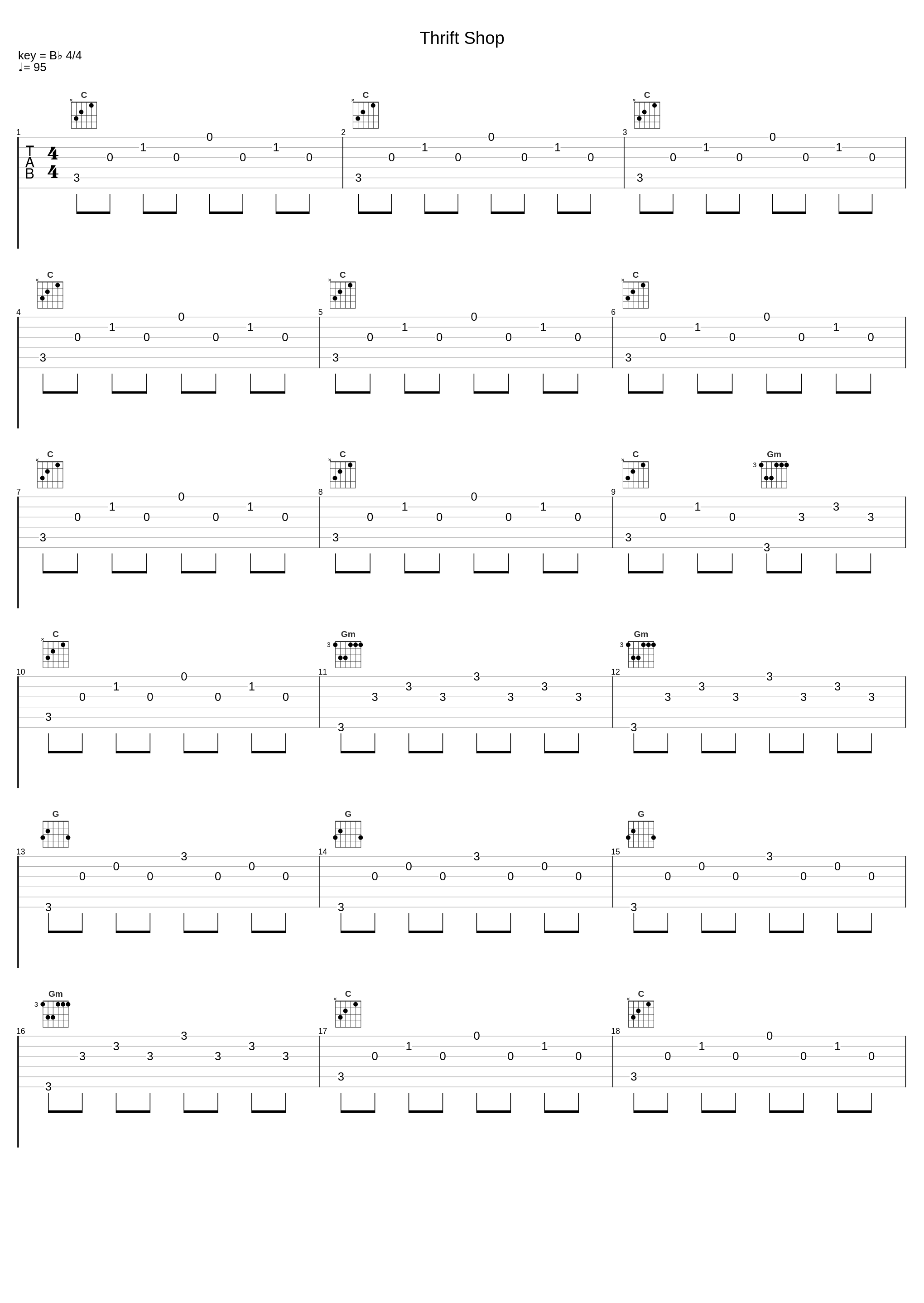 Thrift Shop_Vitamin String Quartet,R. Lewis_1