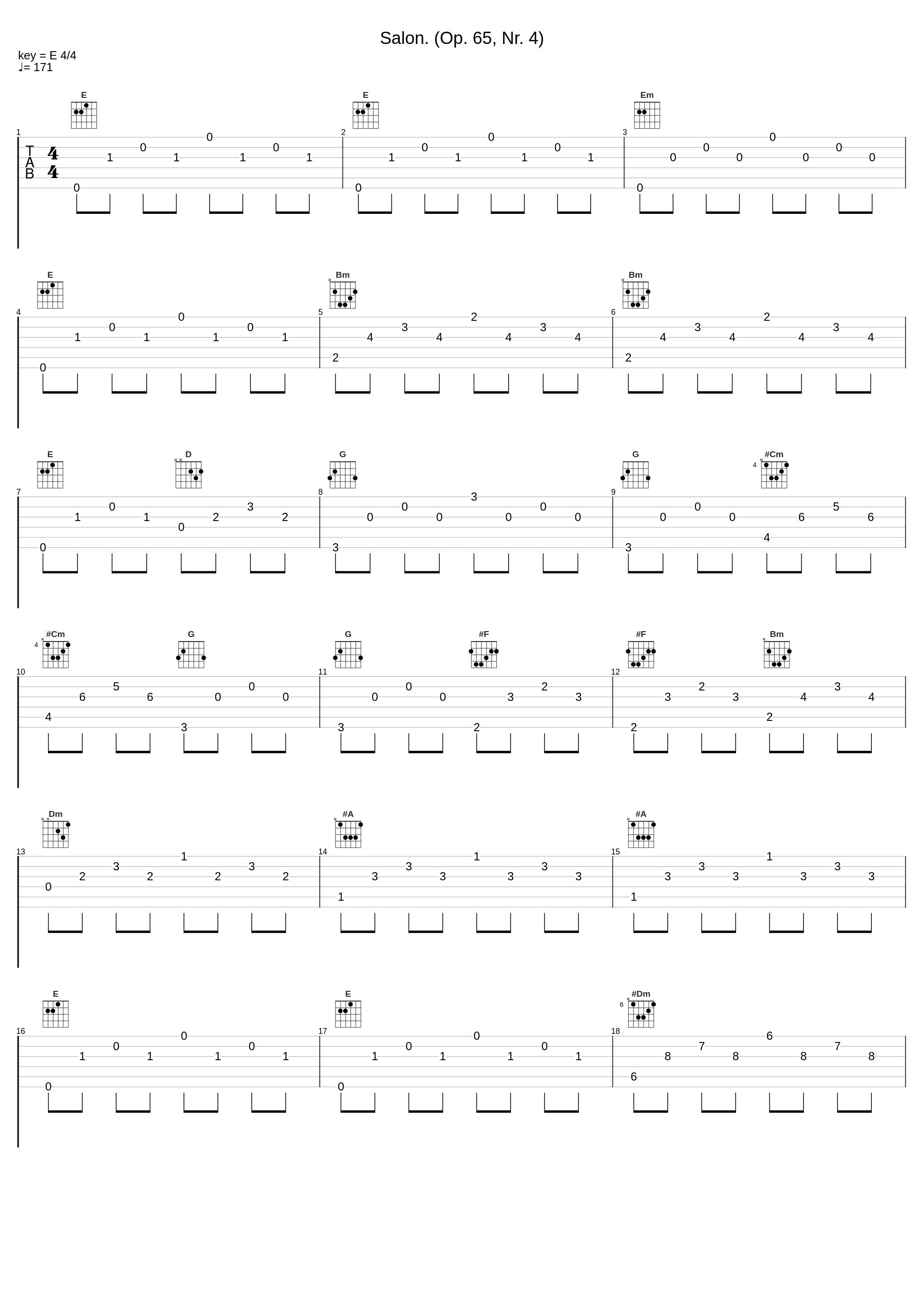 Salon. (Op. 65, Nr. 4)_Johan Bril,Edvard Grieg_1