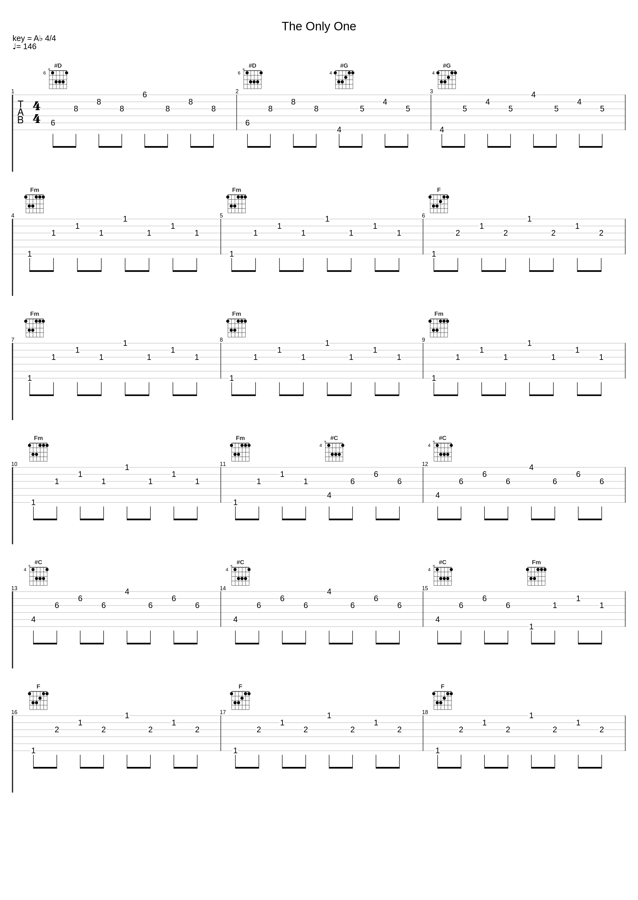 The Only One_Vitamin String Quartet_1