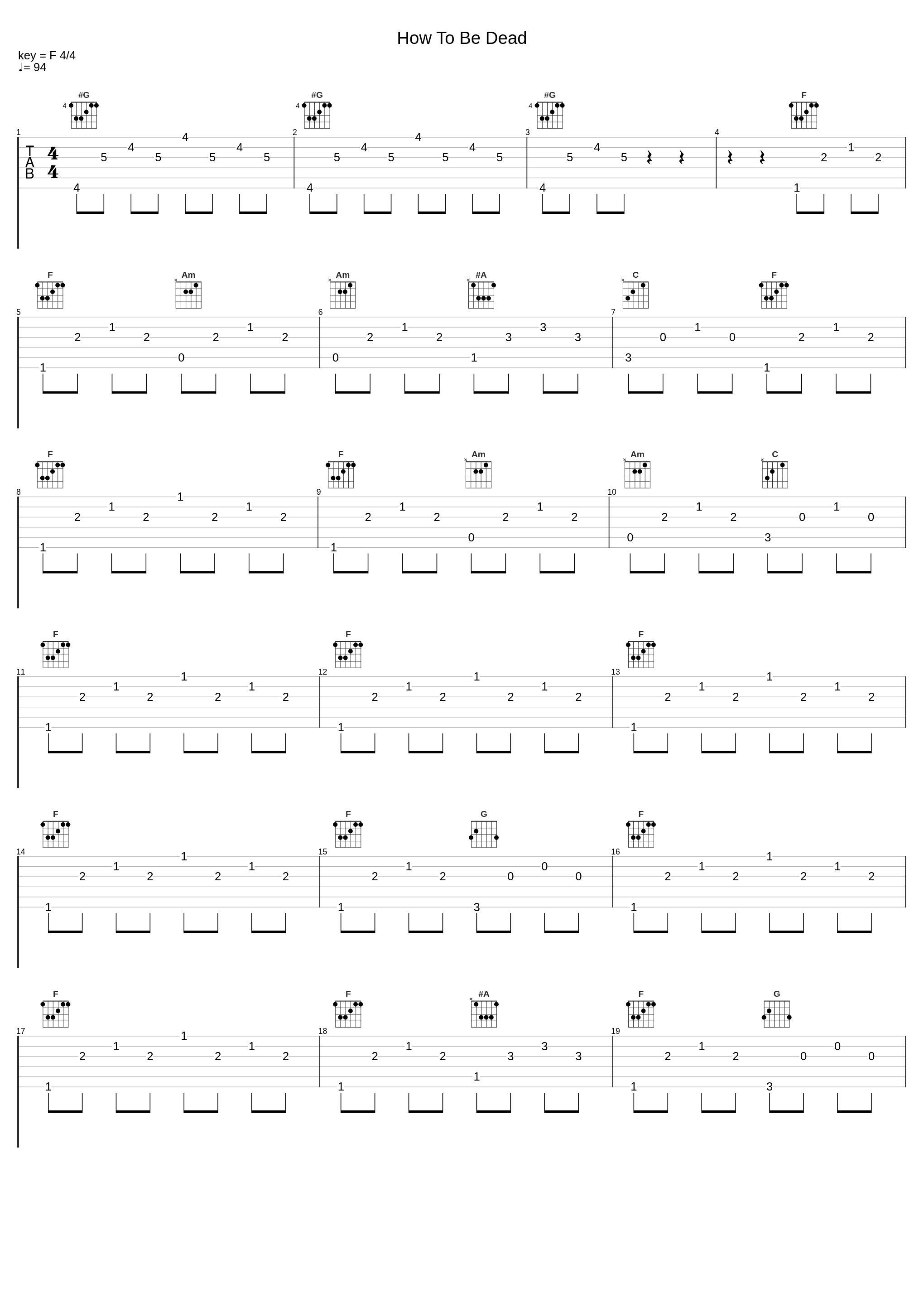 How To Be Dead_Vitamin String Quartet_1