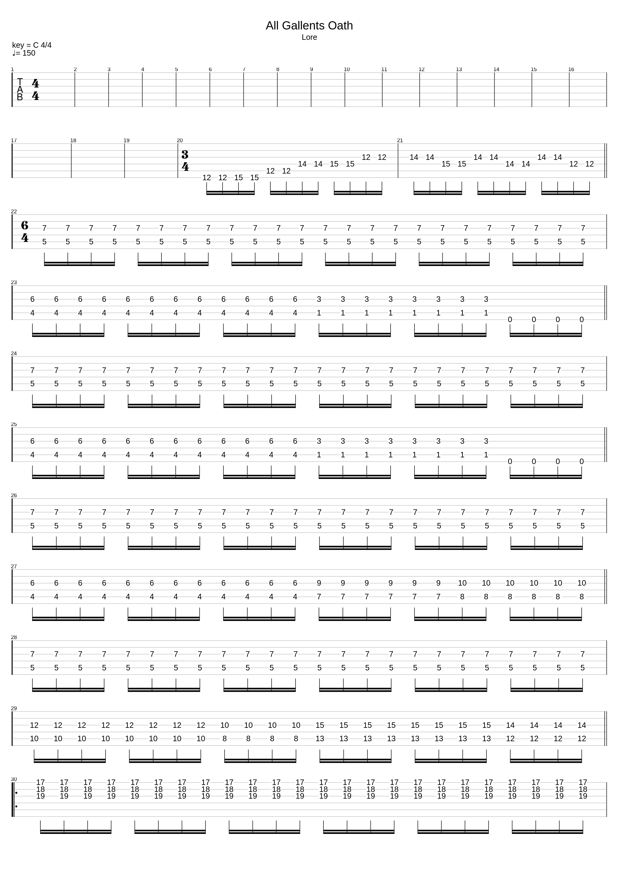 All Gallant's Oath_Today I Caught The Plague_1