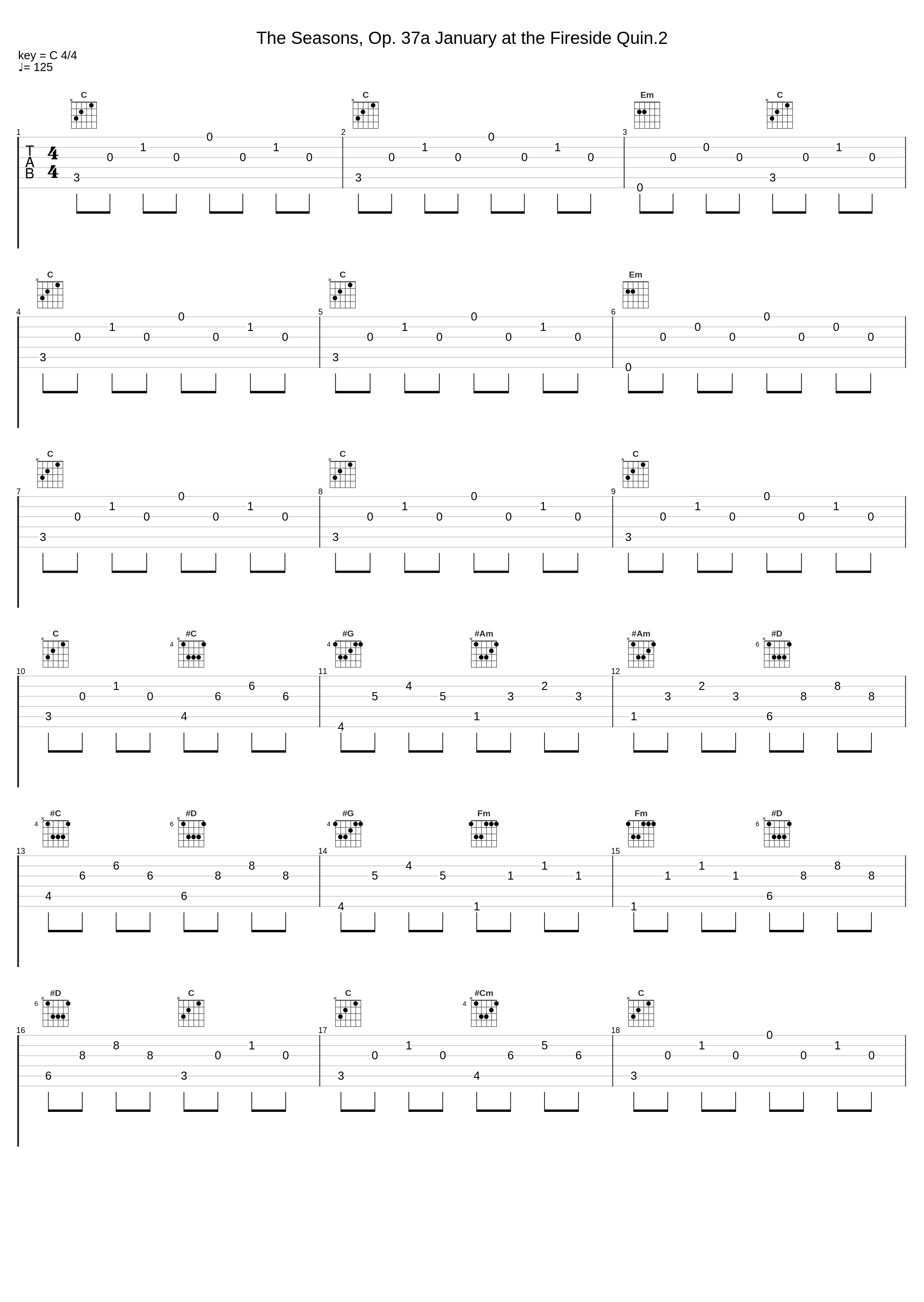The Seasons, Op. 37a January at the Fireside Quin.2_The Piano Masters_1